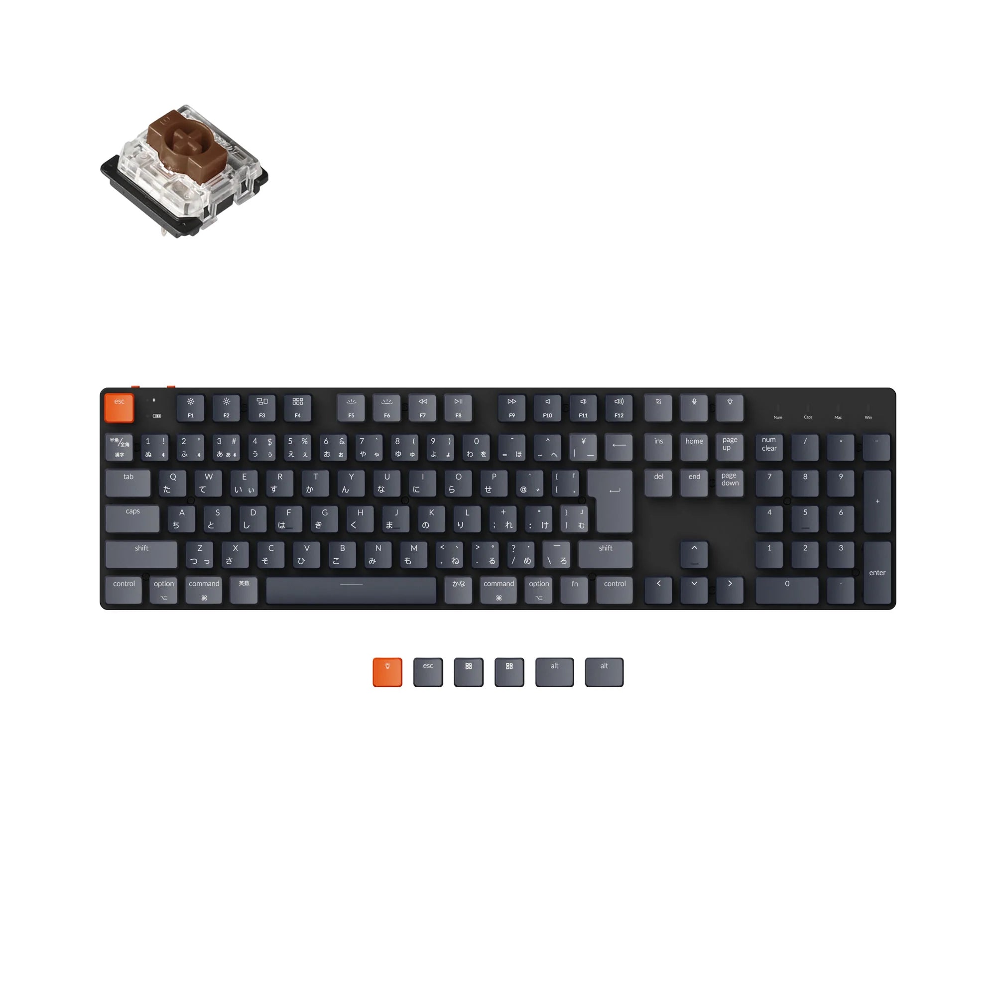 Keychron K5 SE Wireless Mechanical Keyboard (Japan JIS Layout) - View 6