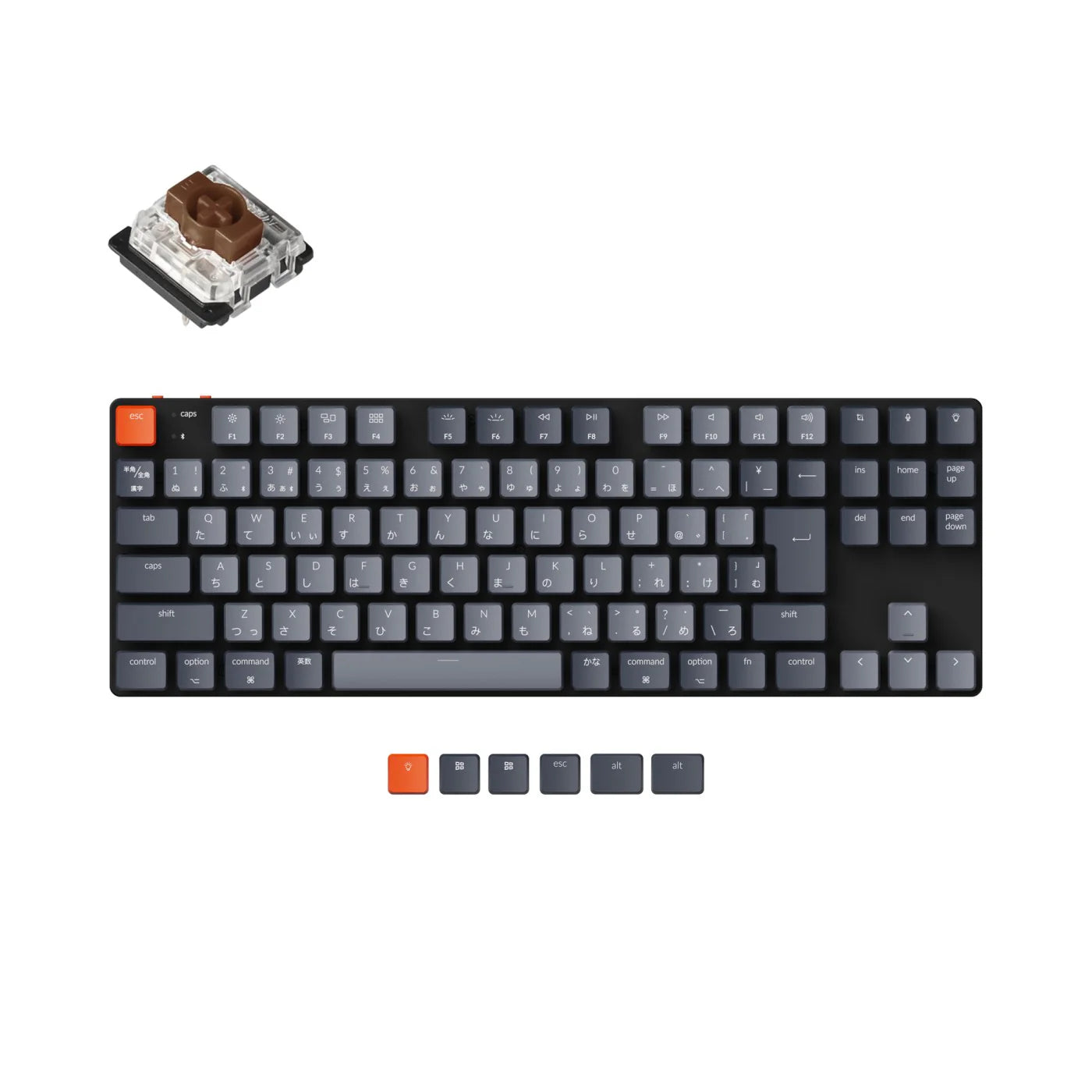 Keychron K1 SE Wireless Mechanical Keyboard (Japan JIS Layout) - Version 5 - View 3