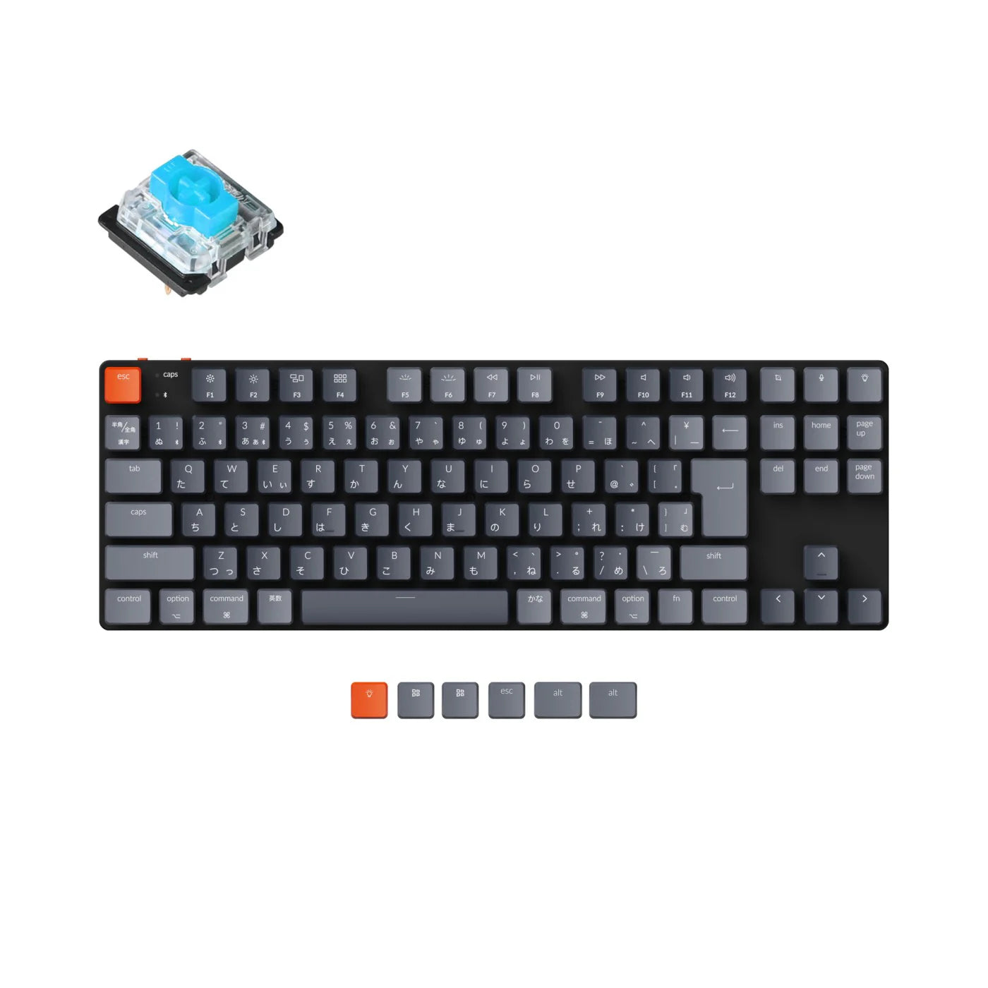 Keychron K1 SE Wireless Mechanical Keyboard (Japan JIS Layout) - Version 5 - View 5