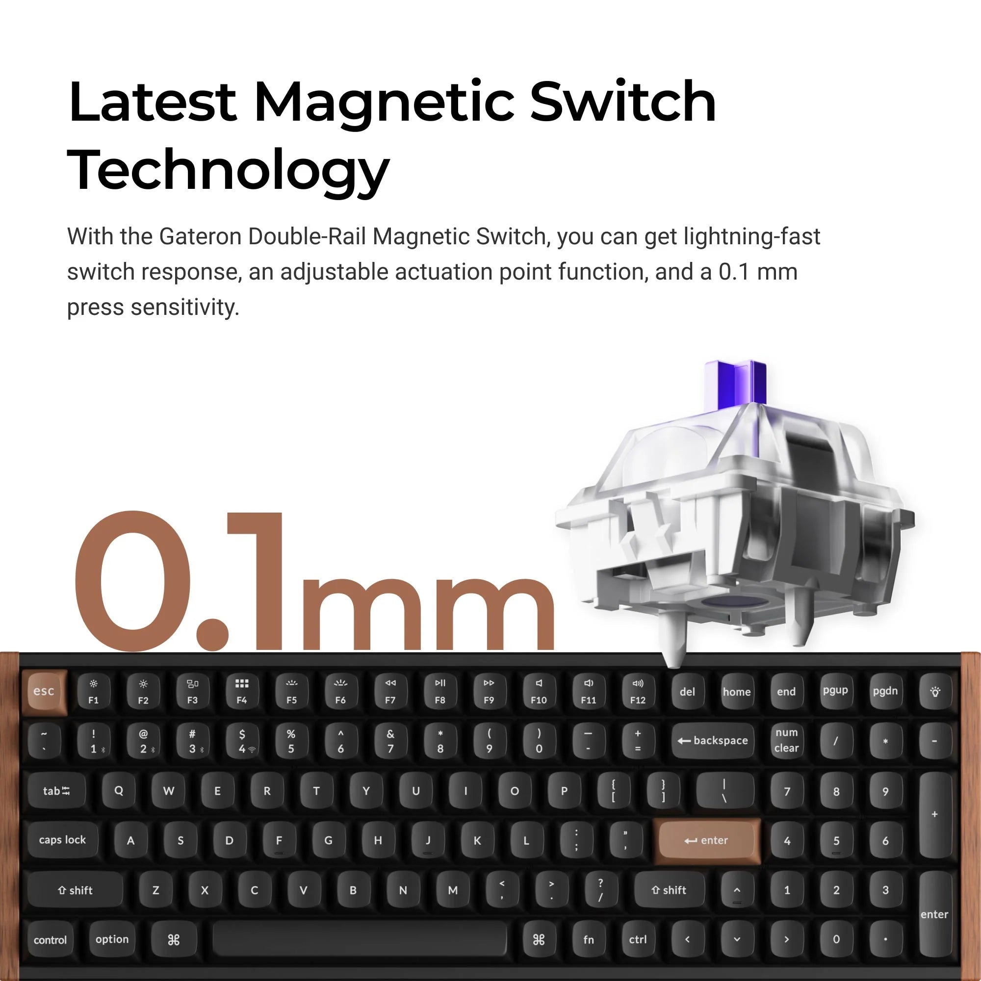 Keychron K4 HE Wireless Magnetic Switch Custom Keyboard - View 2