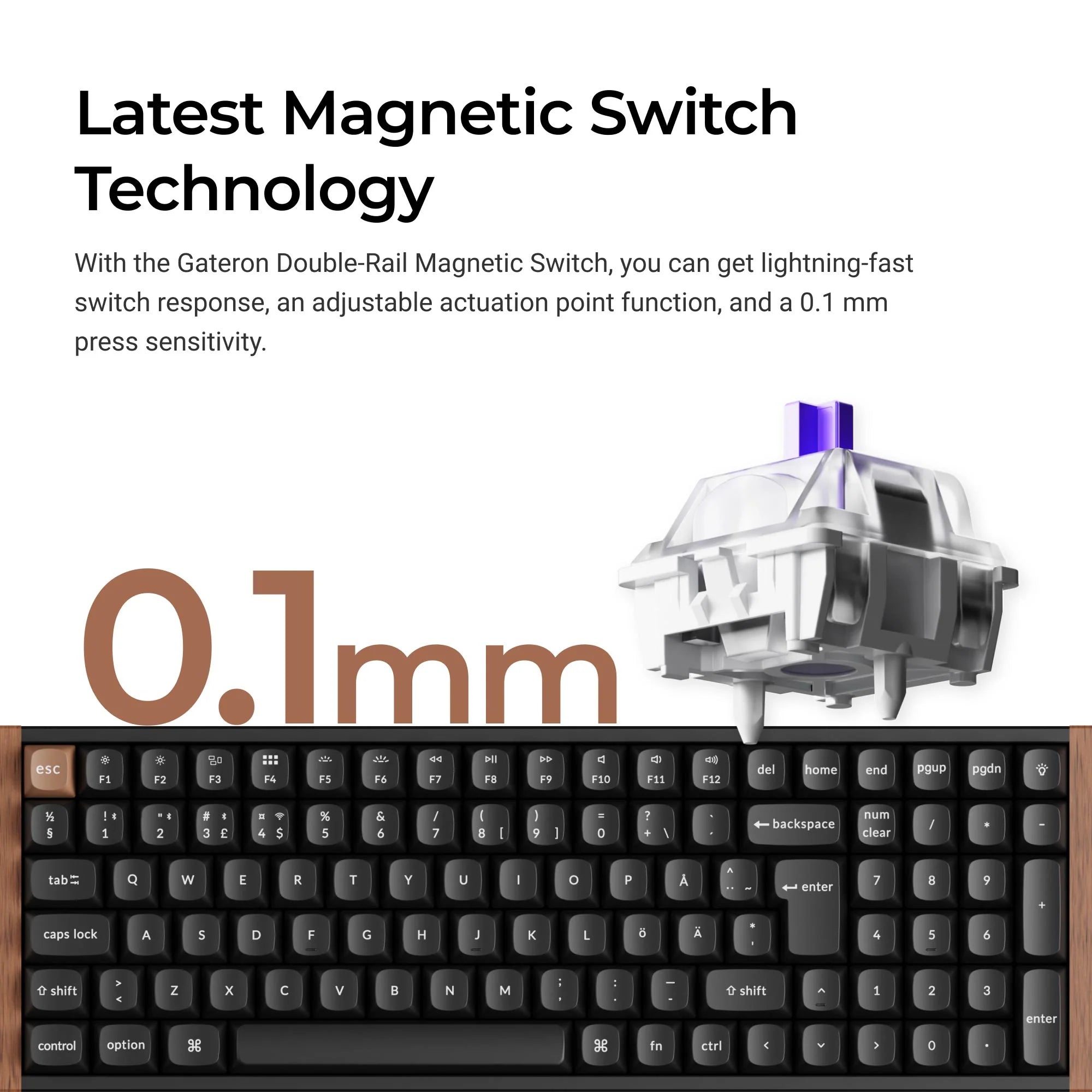 Keychron K4 HE Wireless Magnetic Switch Custom Keyboard ISO Layout Collection - View 2