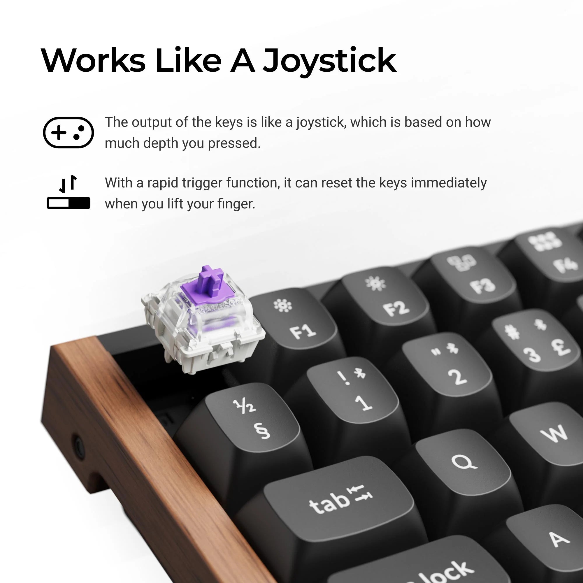 Keychron K4 HE Wireless Magnetic Switch Custom Keyboard ISO Layout Collection - View 3