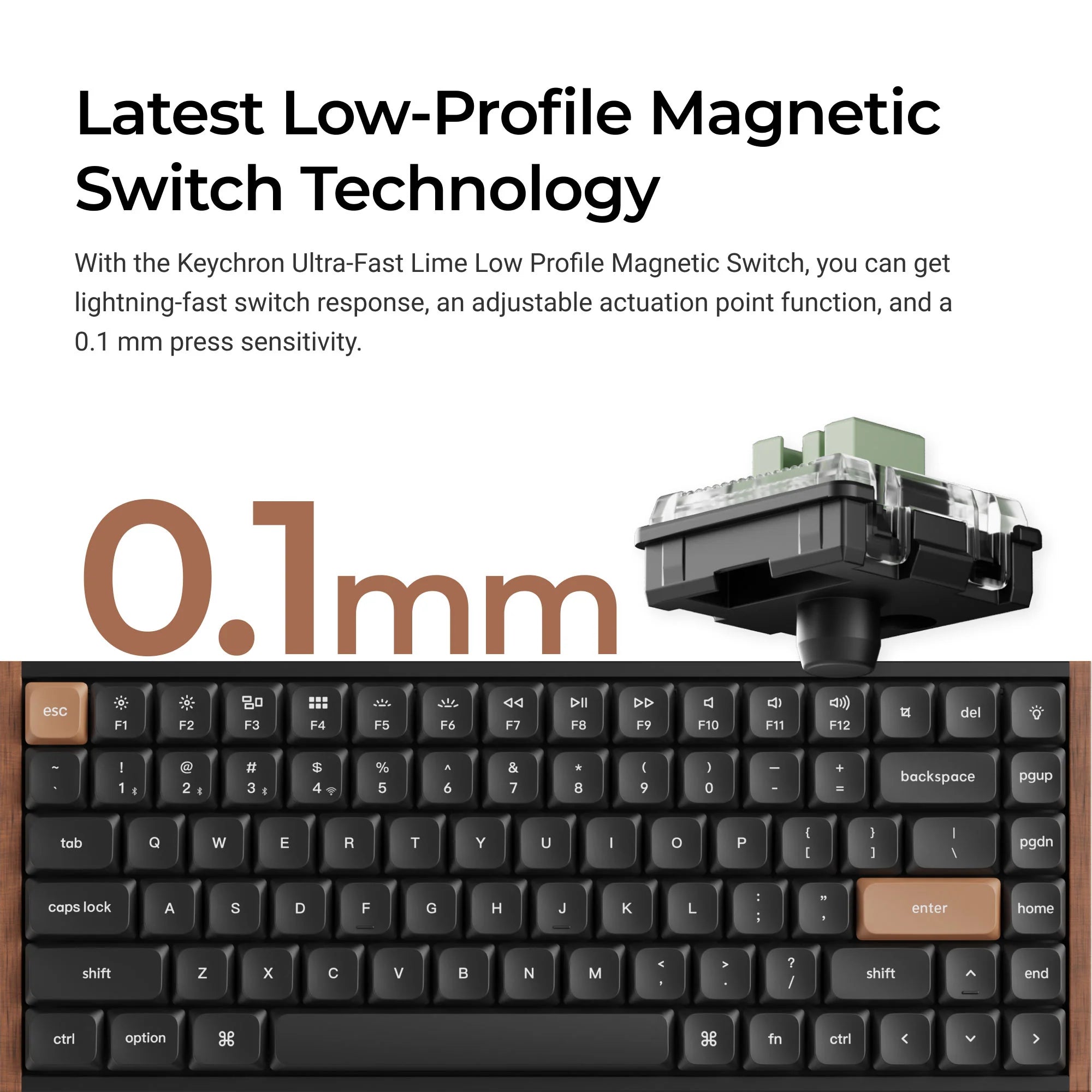 Keychron K3 HE Wireless Magnetic Switch Custom Keyboard - View 2