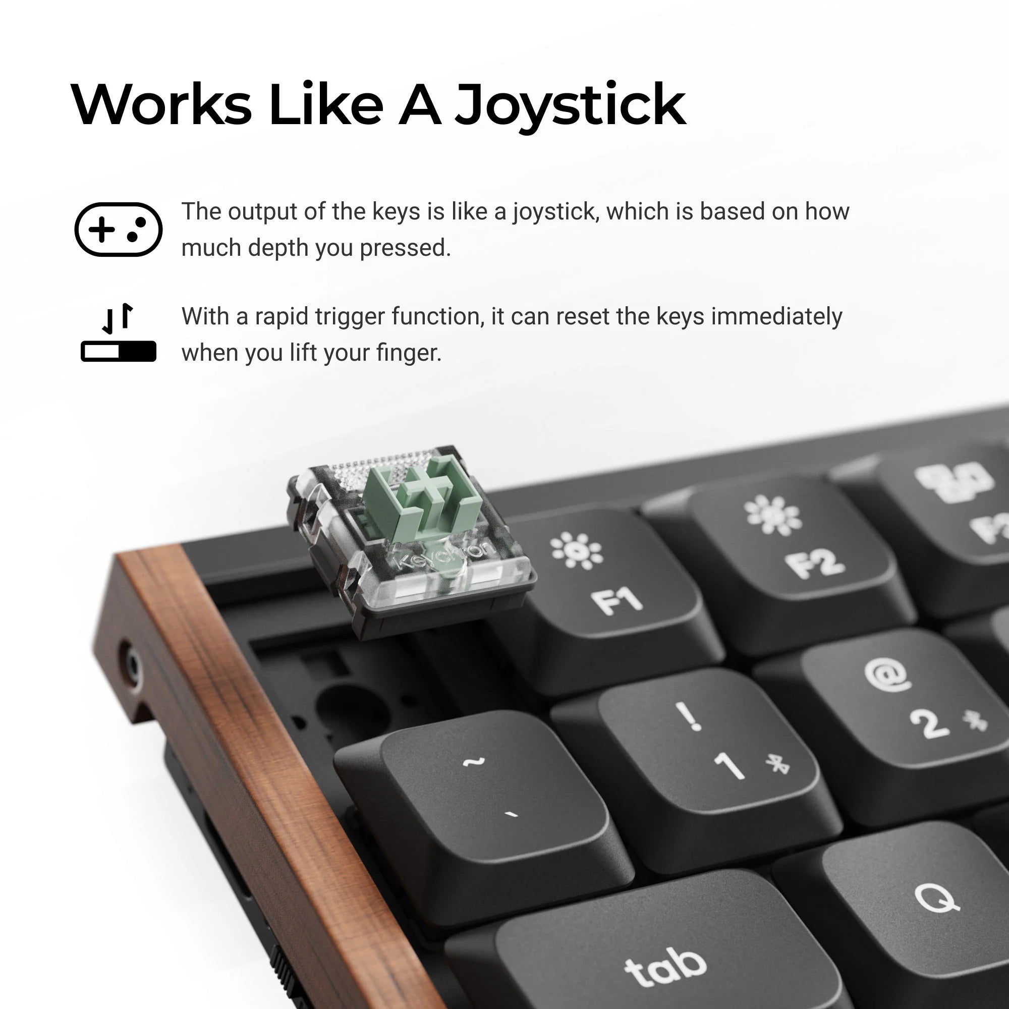 Keychron K3 HE Wireless Magnetic Switch Custom Keyboard - View 3