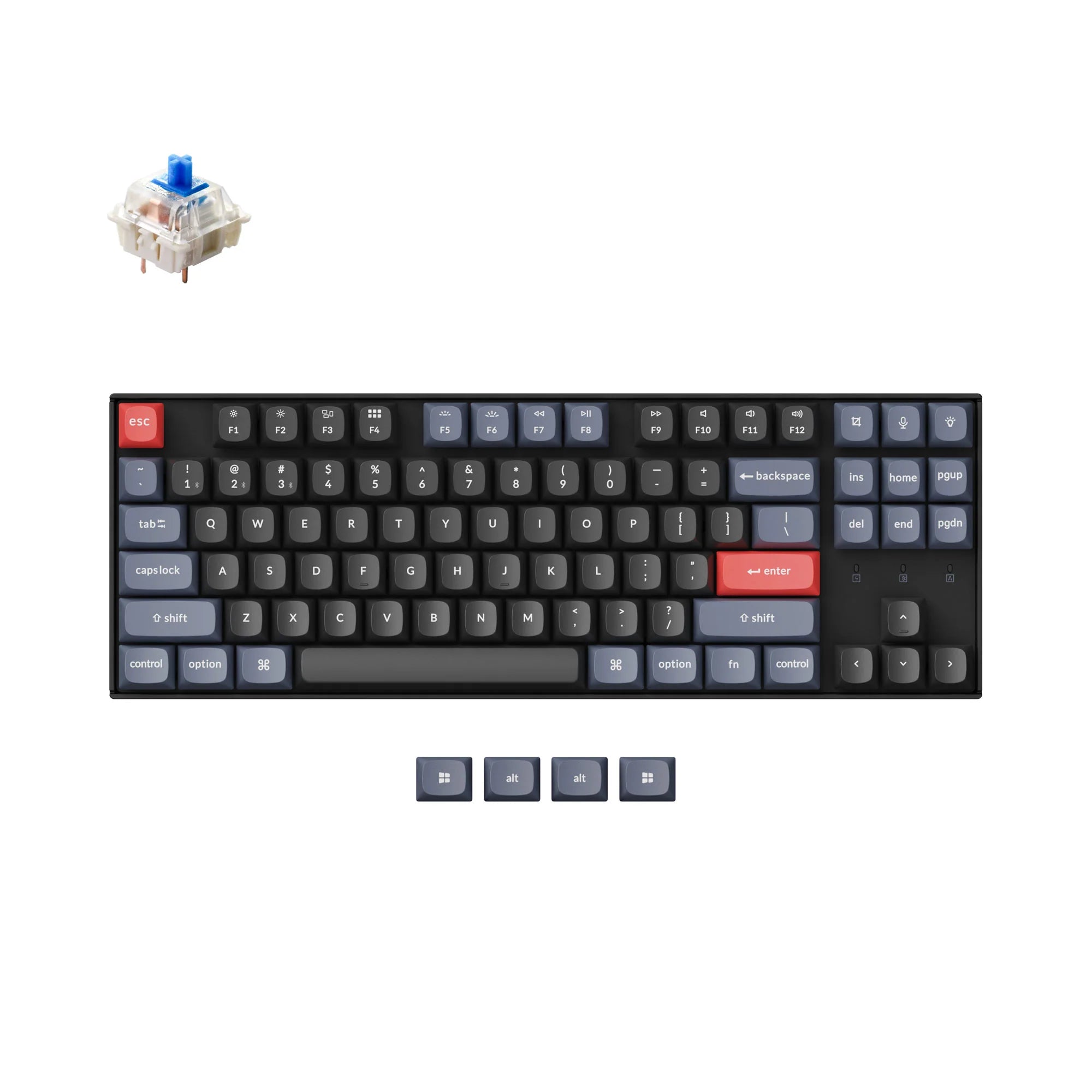 Keychron K8 Pro QMK/VIA Wireless Mechanical Keyboard - View 2