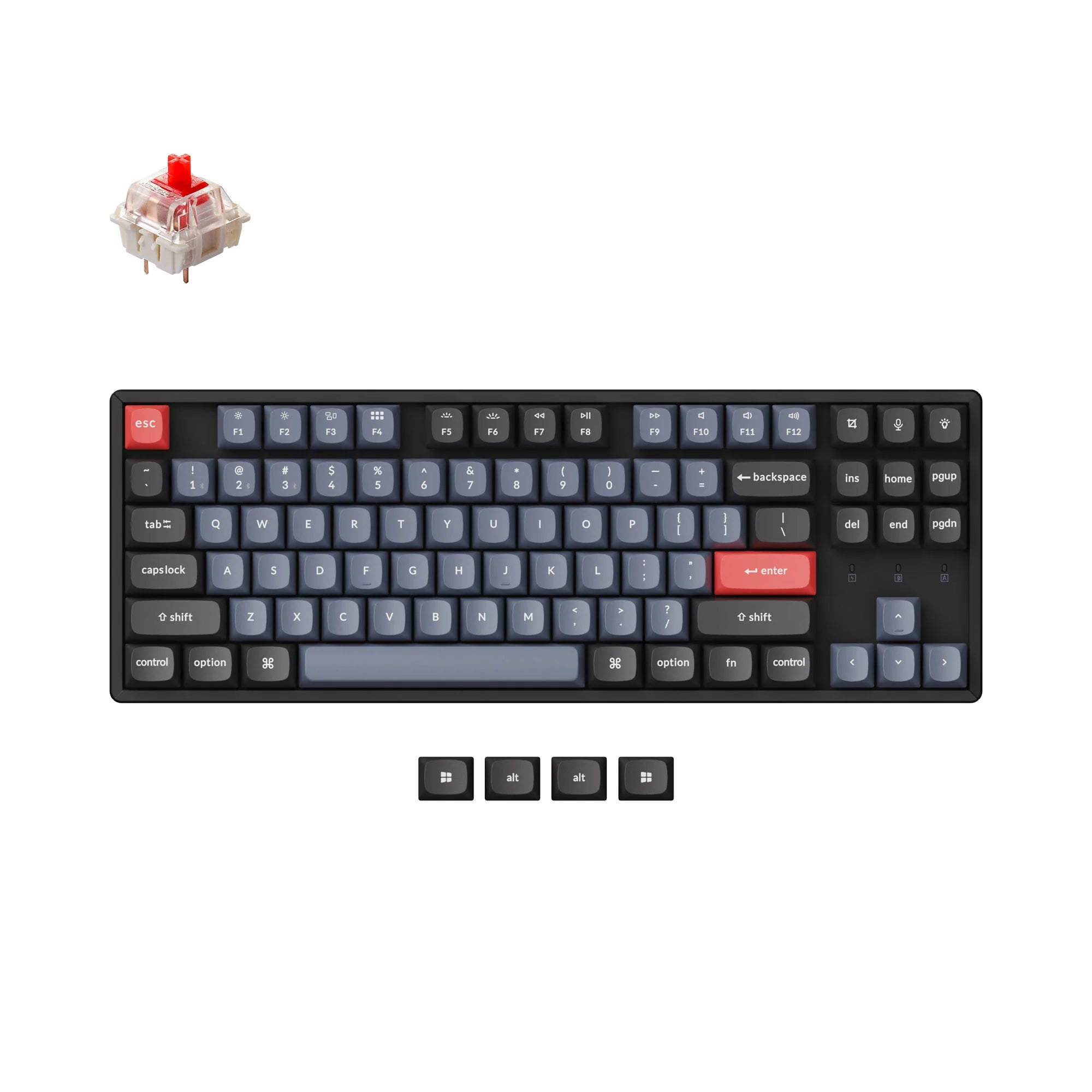 Keychron K8 Pro QMK/VIA Wireless Mechanical Keyboard - View 4