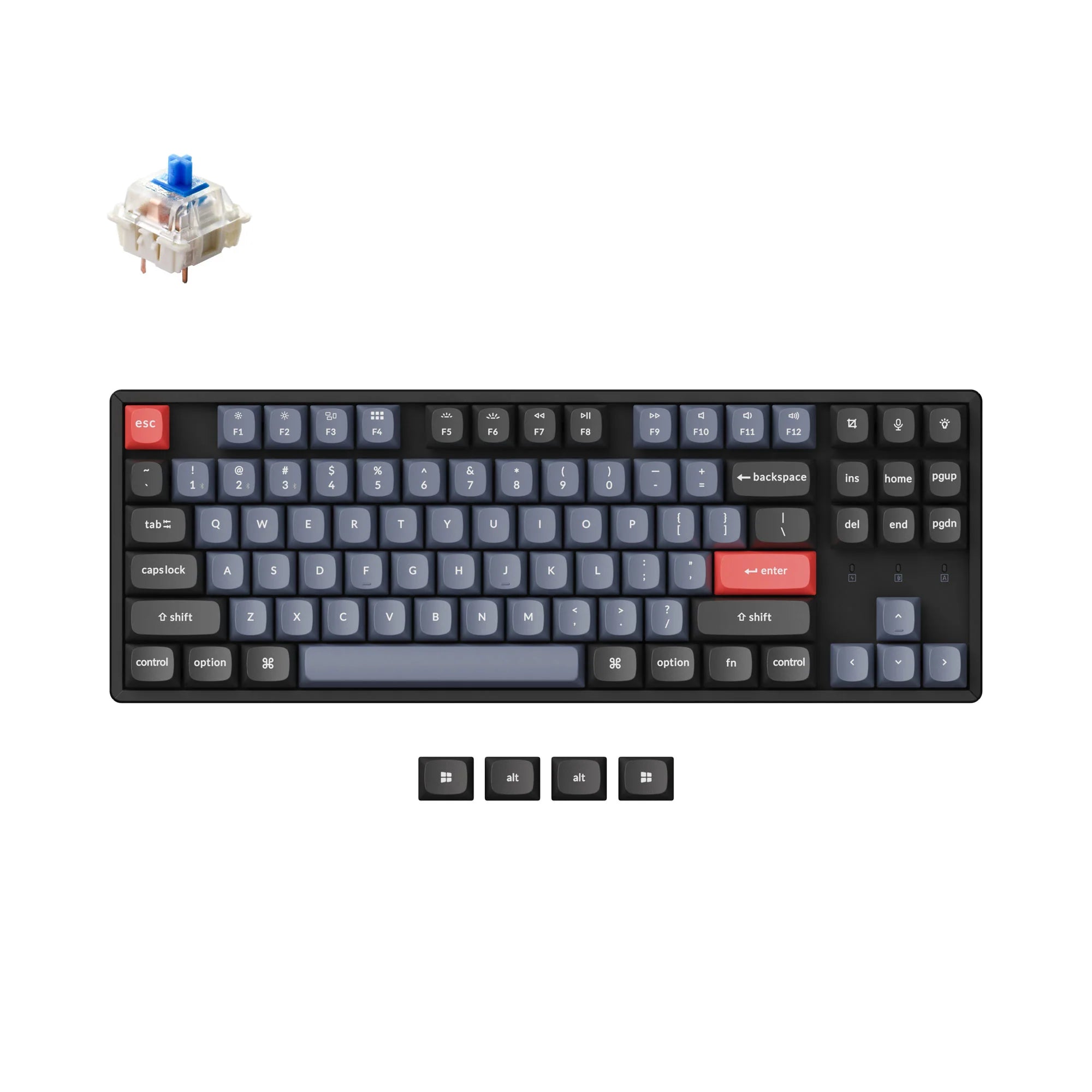 Keychron K8 Pro QMK/VIA Wireless Mechanical Keyboard - View 5