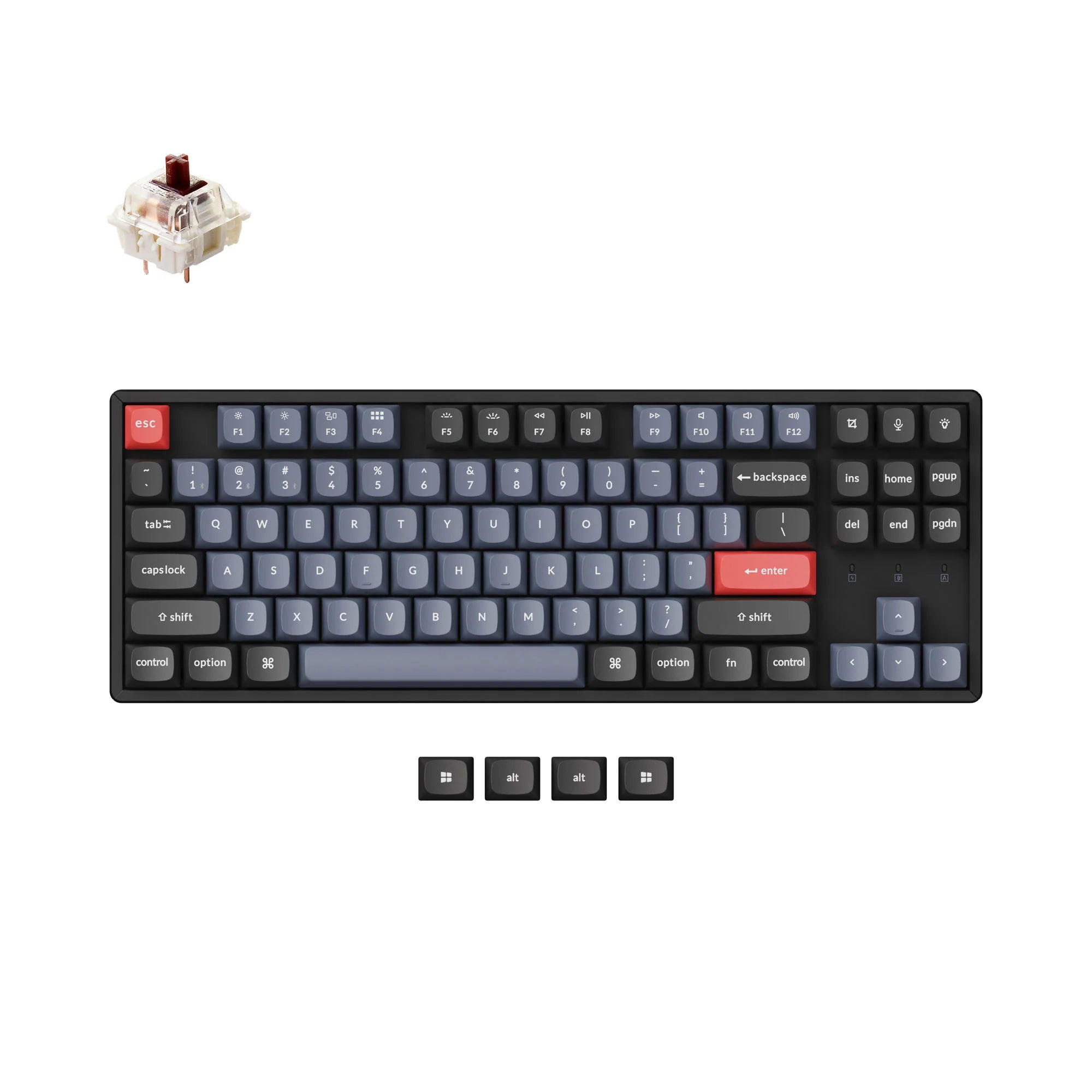 Keychron K8 Pro QMK/VIA Wireless Mechanical Keyboard - View 6