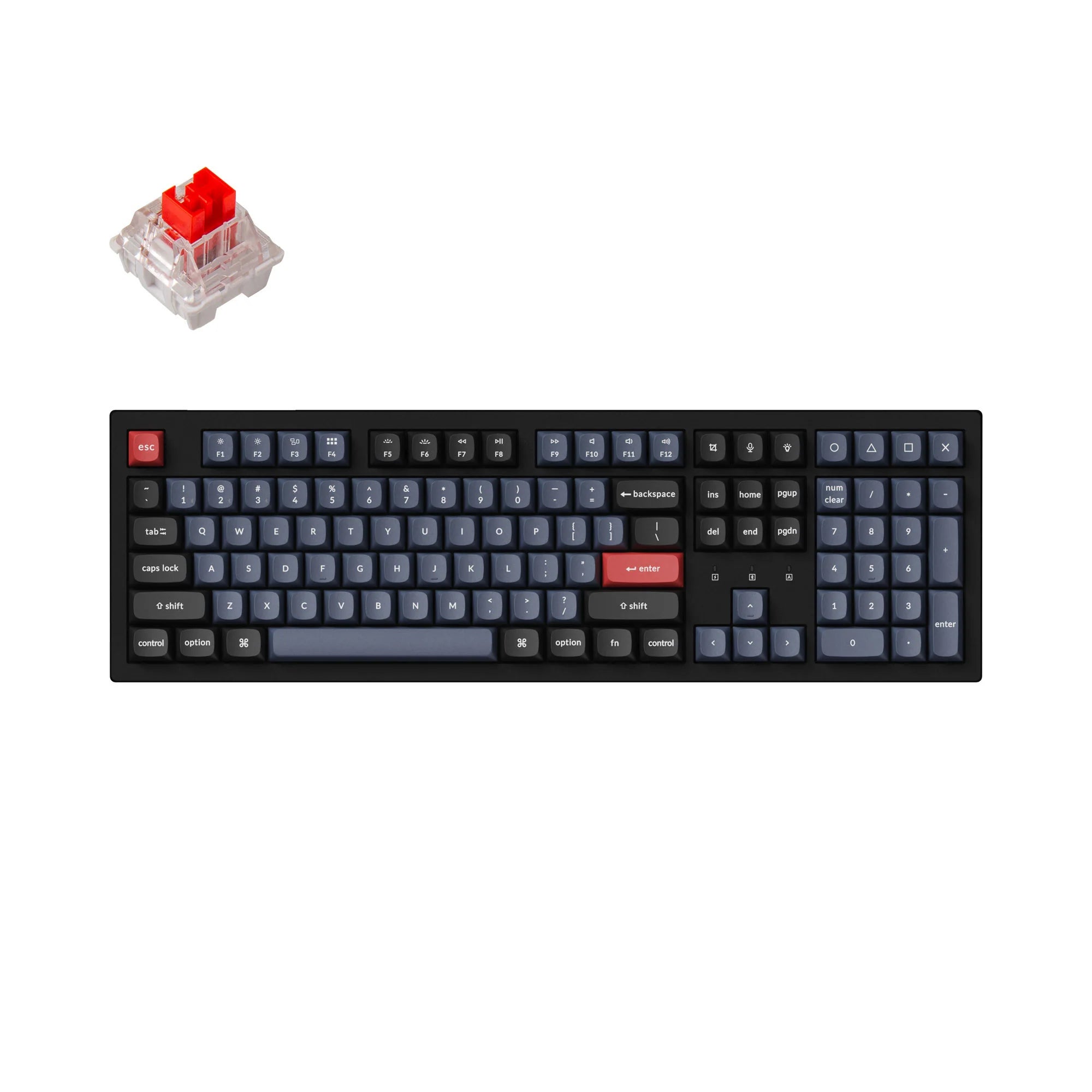 Keychron K10 Pro QMK/VIA Wireless Mechanical Keyboard - View 3