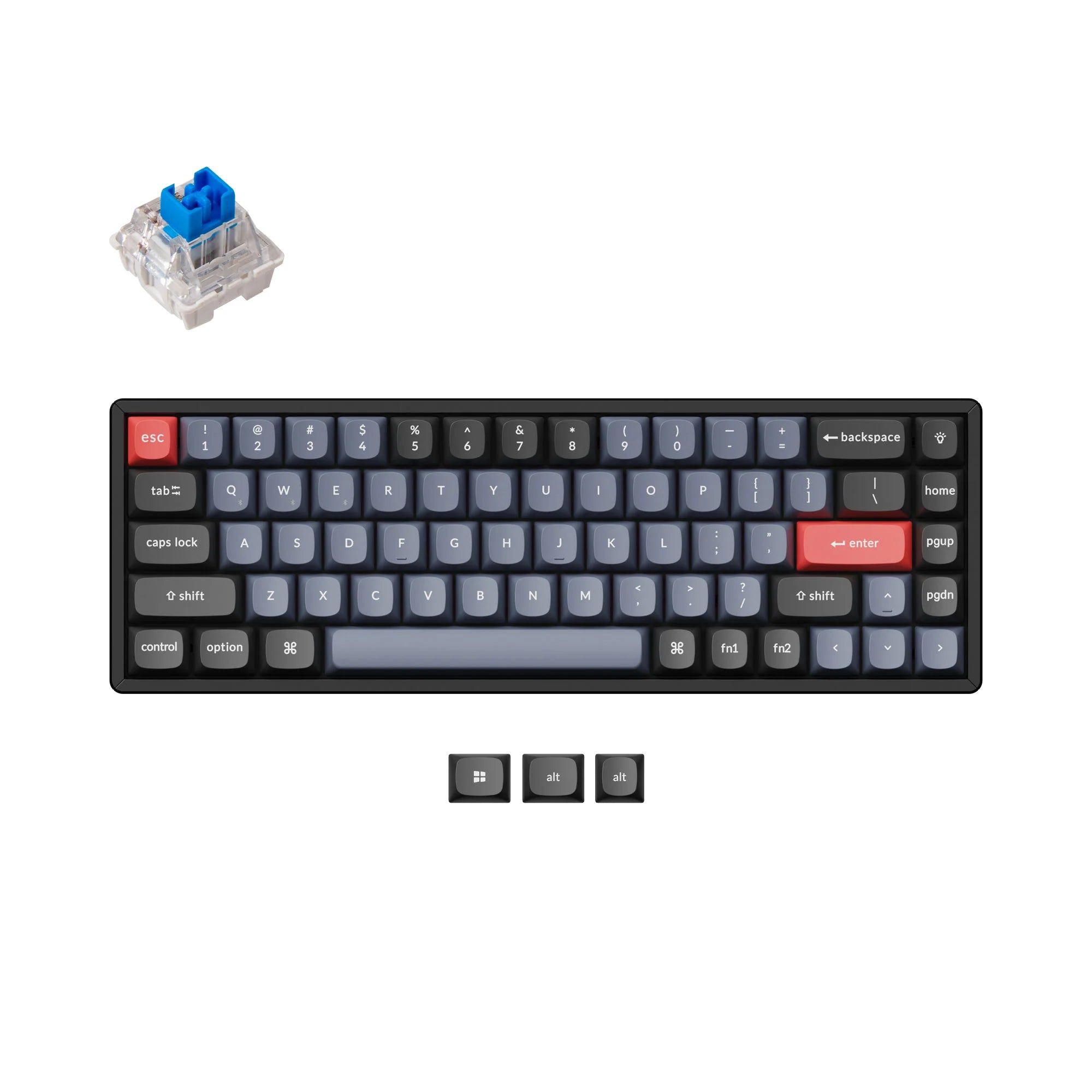 Keychron K6 Pro QMK/VIA Wireless Custom Mechanical Keyboard - View 5