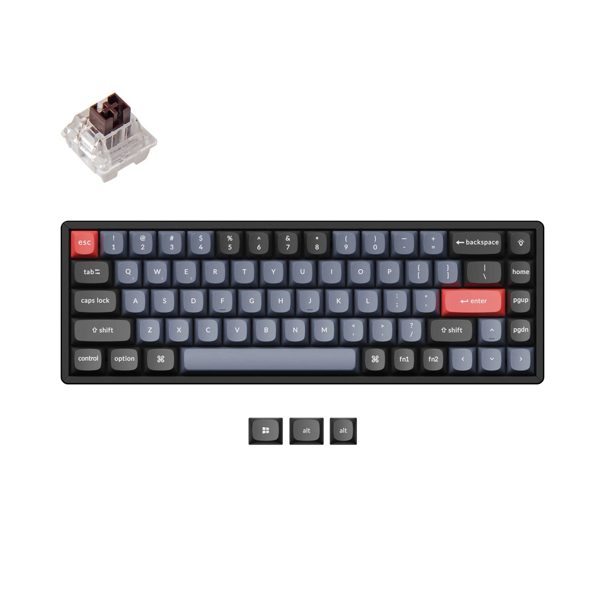 Keychron K6 Pro QMK/VIA Wireless Custom Mechanical Keyboard - View 6