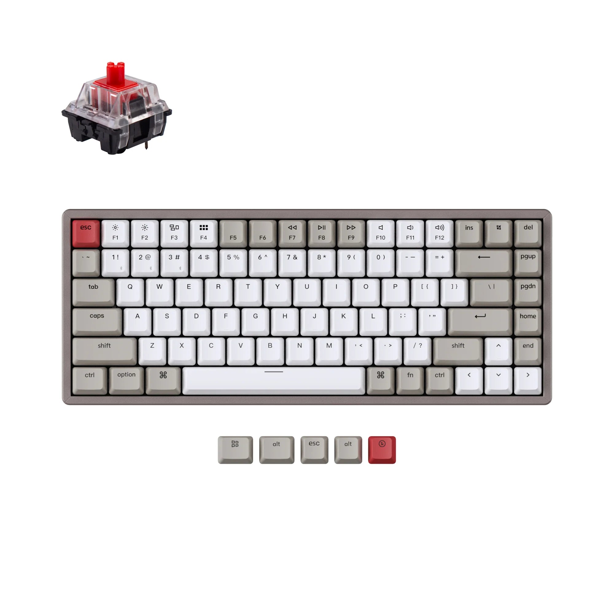 Keychron K2 Non-Backlight Wireless Mechanical Keyboard - View 4
