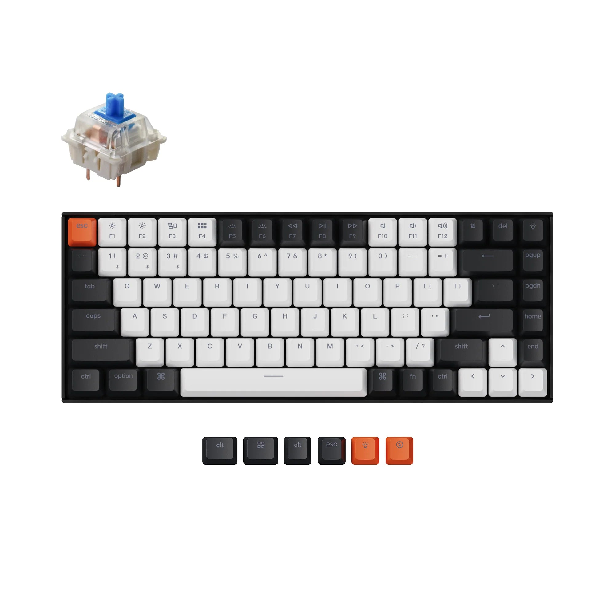 Keychron K2 (Hot-swappable) Wireless Mechanical Keyboard (Version 2) - View 2