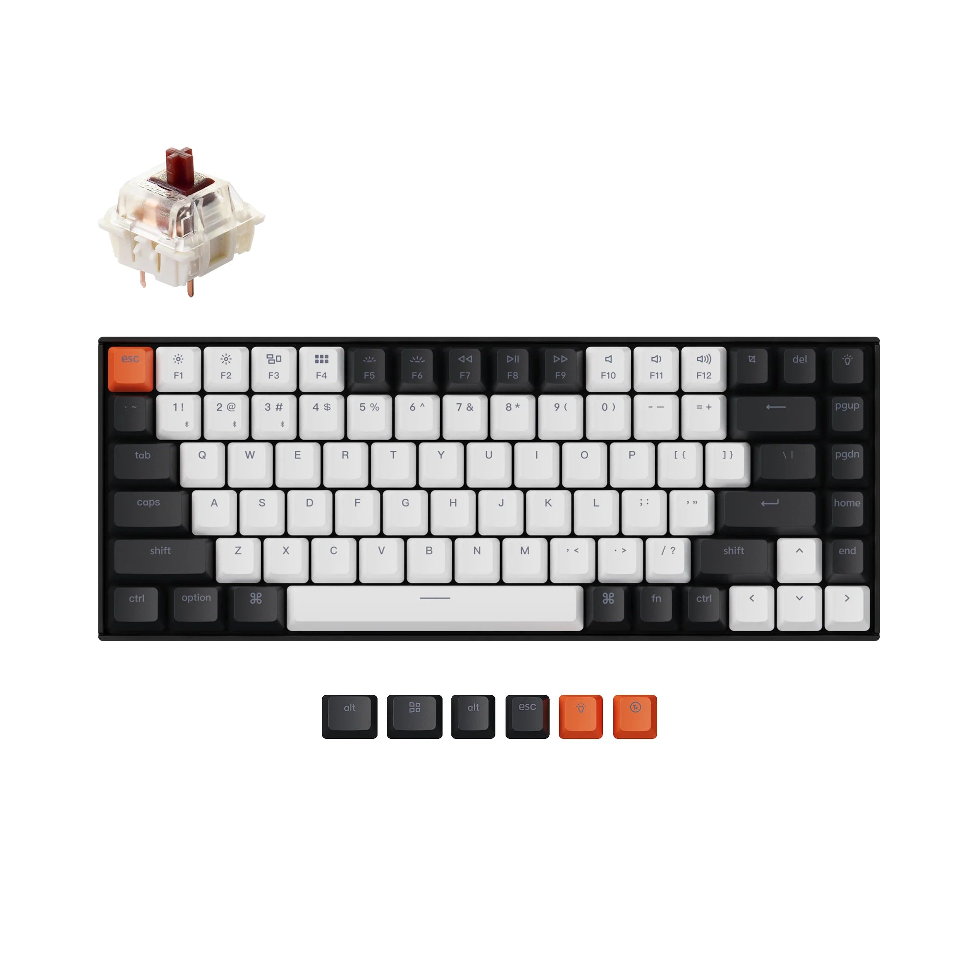 Keychron K2 (Hot-swappable) Wireless Mechanical Keyboard (Version 2) - View 3
