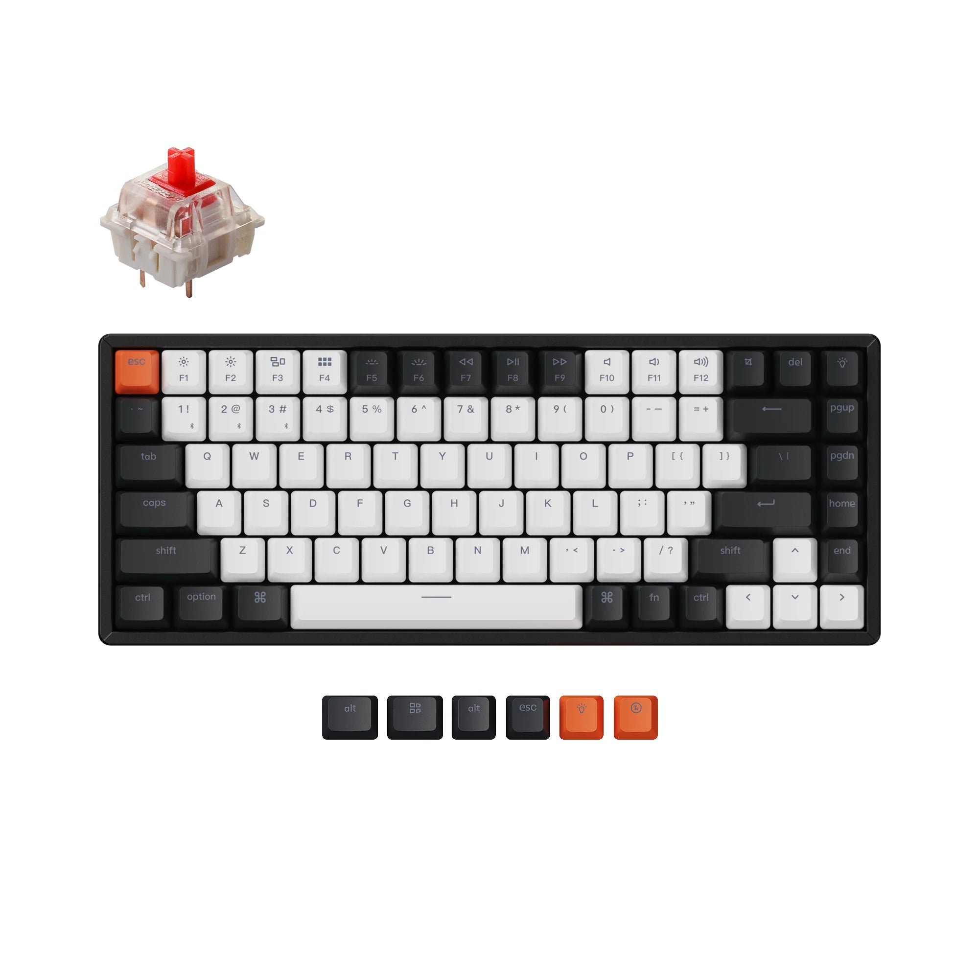 Keychron K2 (Hot-swappable) Wireless Mechanical Keyboard (Version 2) - View 4