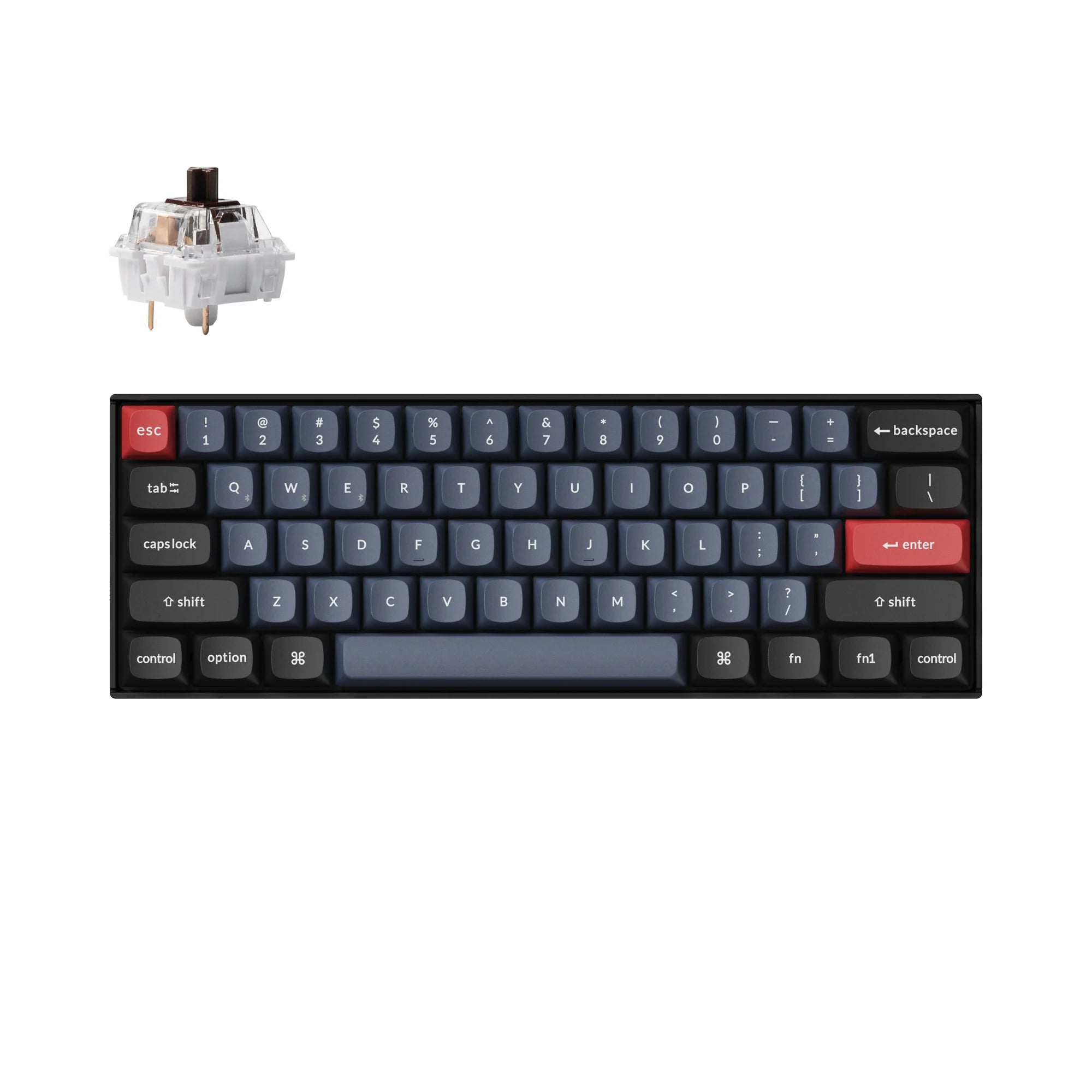 Keychron K12 Pro QMK/VIA Wireless Mechanical Keyboard - View 2