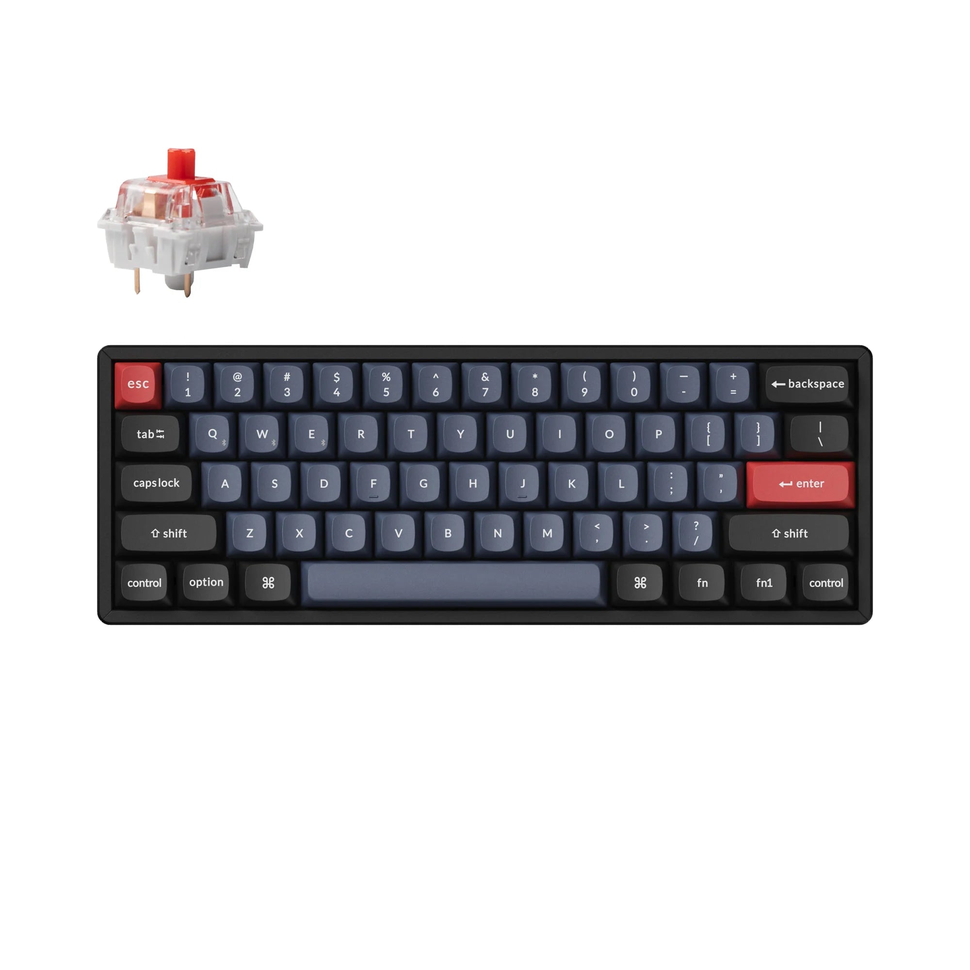 Keychron K12 Pro QMK/VIA Wireless Mechanical Keyboard - View 3