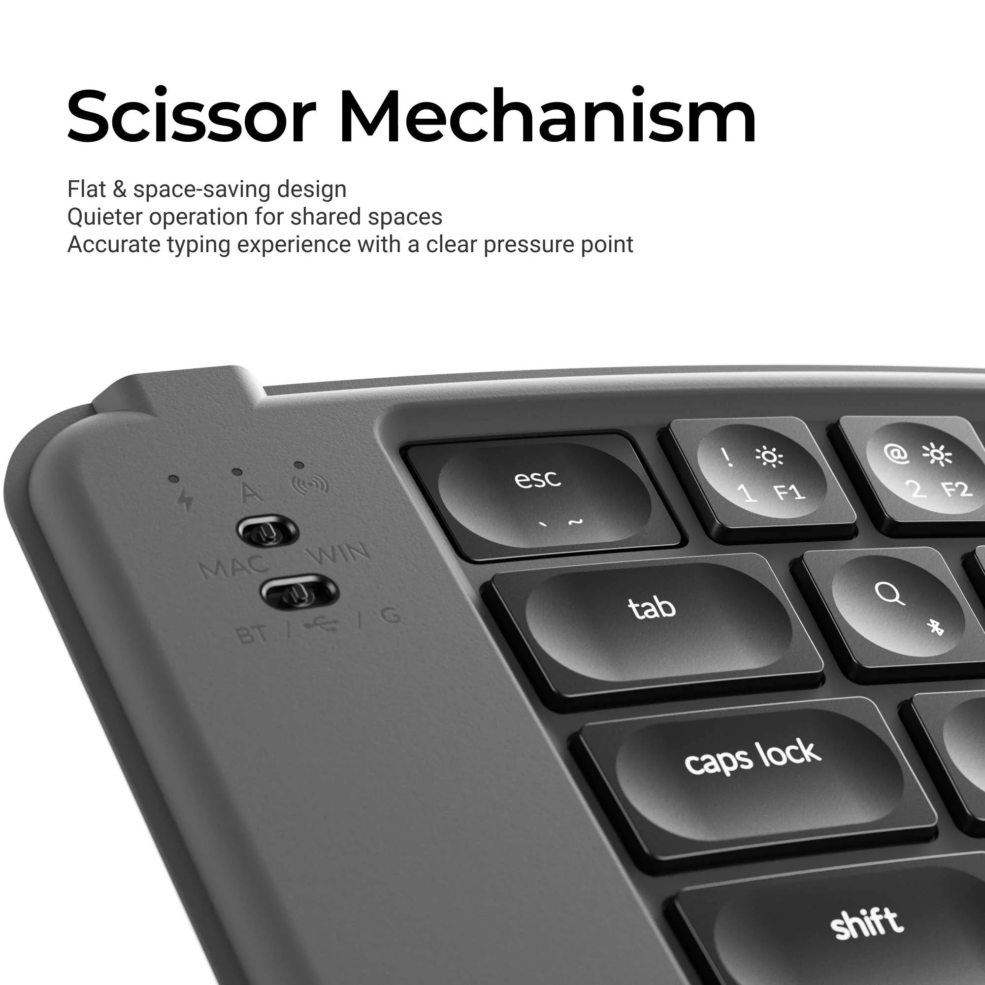 Keychron B11 Pro Ultra-Slim Wireless Foldable Keyboard - View 2