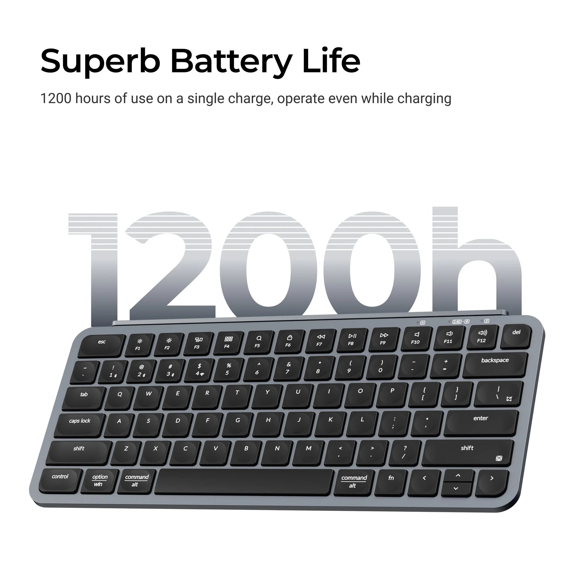Keychron B1 Pro Ultra-Slim Wireless Keyboard - View 3