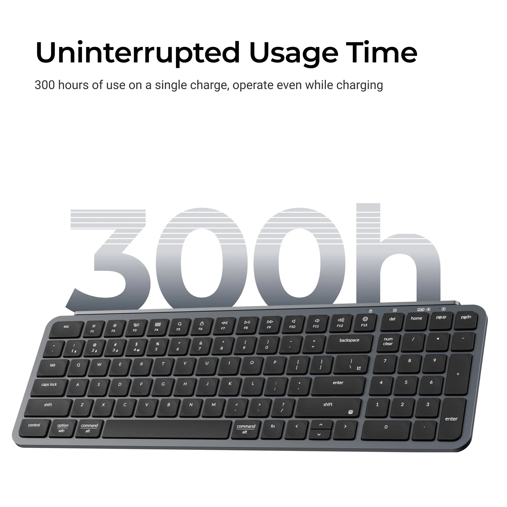 Keychron B2 Pro Ultra-Slim Wireless Keyboard - View 3