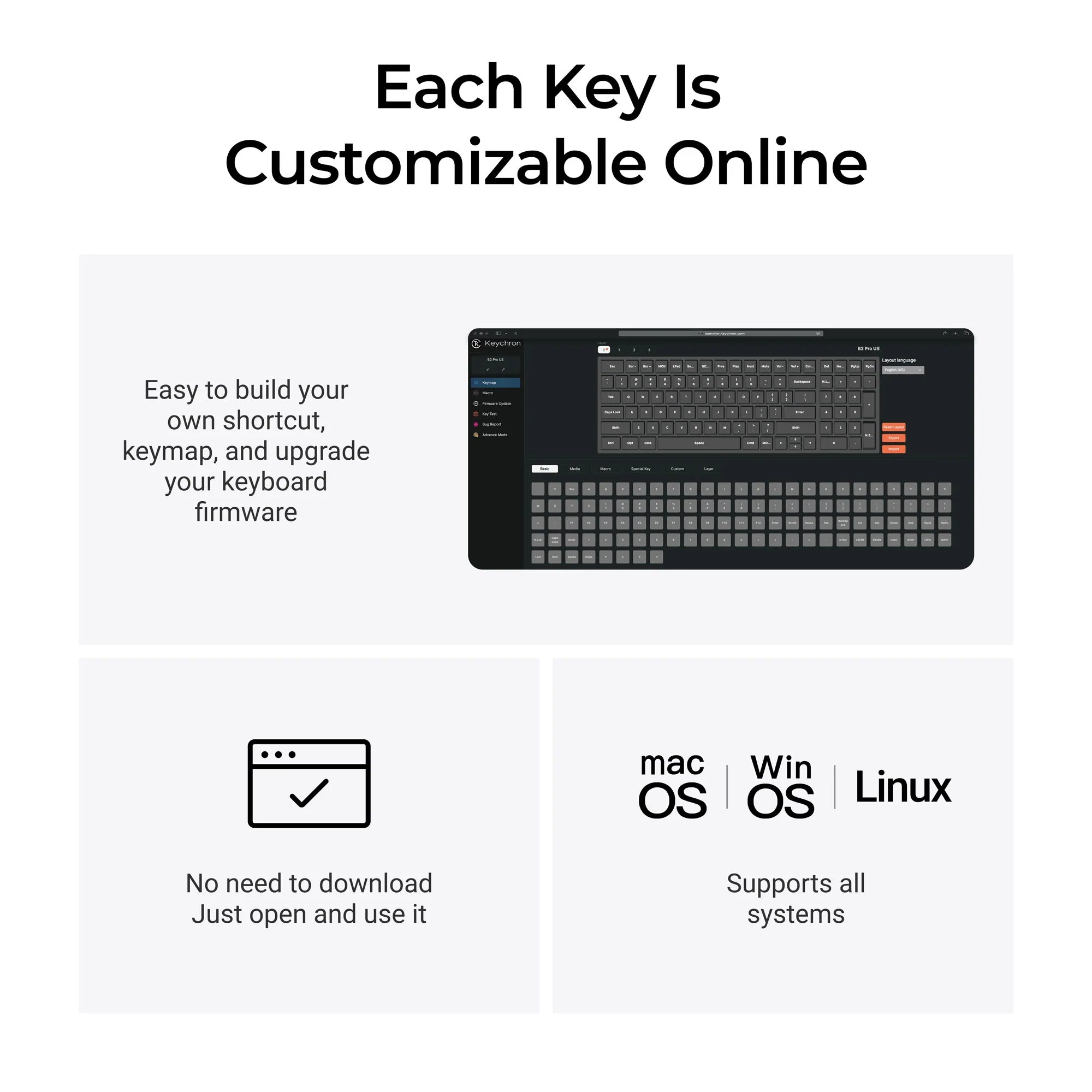 Keychron B2 Pro Ultra-Slim Wireless Keyboard - View 6