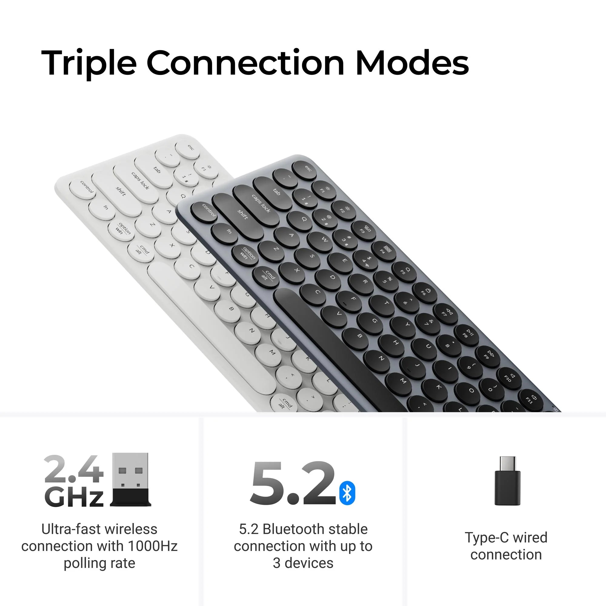 Keychron B3 Pro Ultra-Slim Wireless Keyboard - View 4