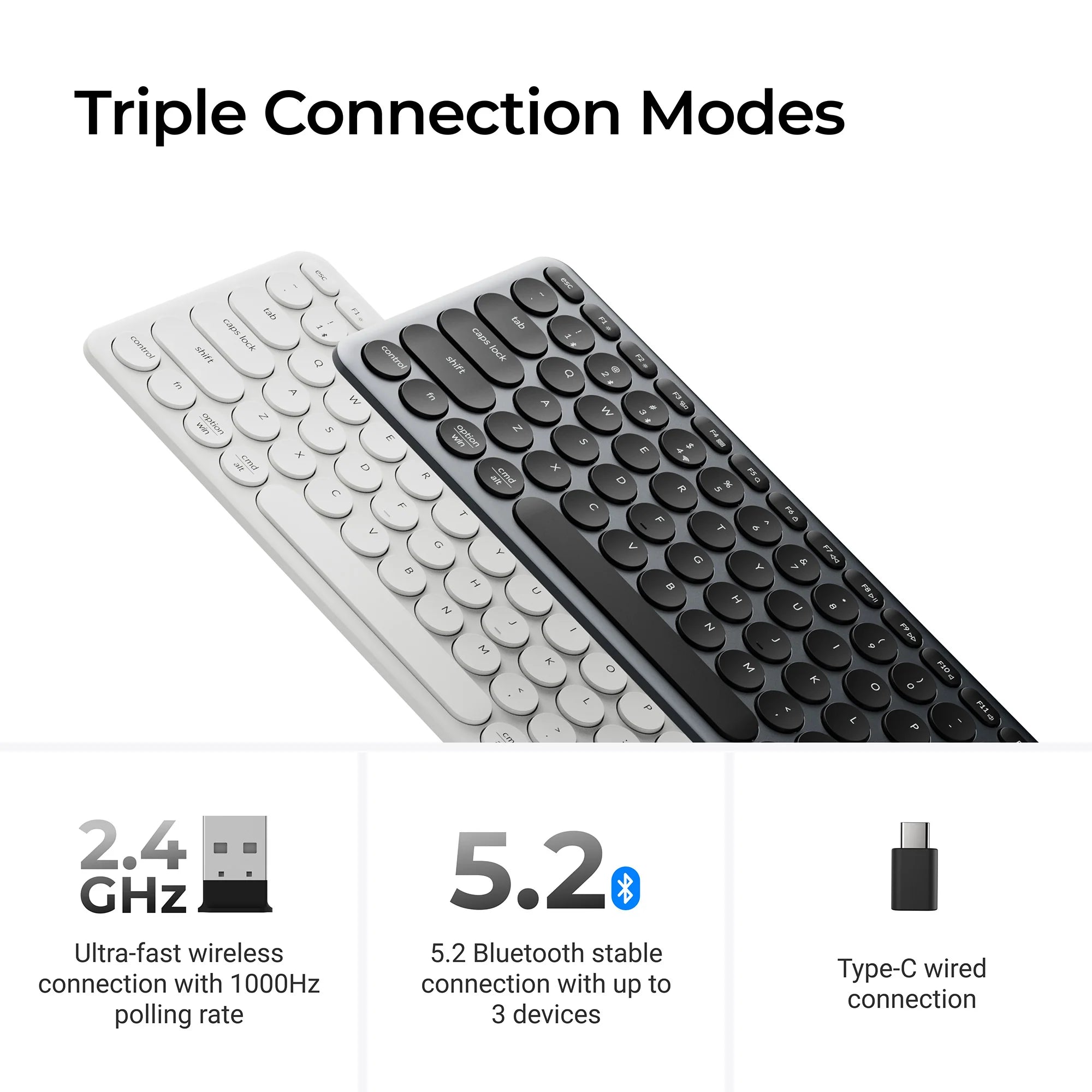 Keychron B5 Pro Ultra-Slim Wireless Keyboard - View 5