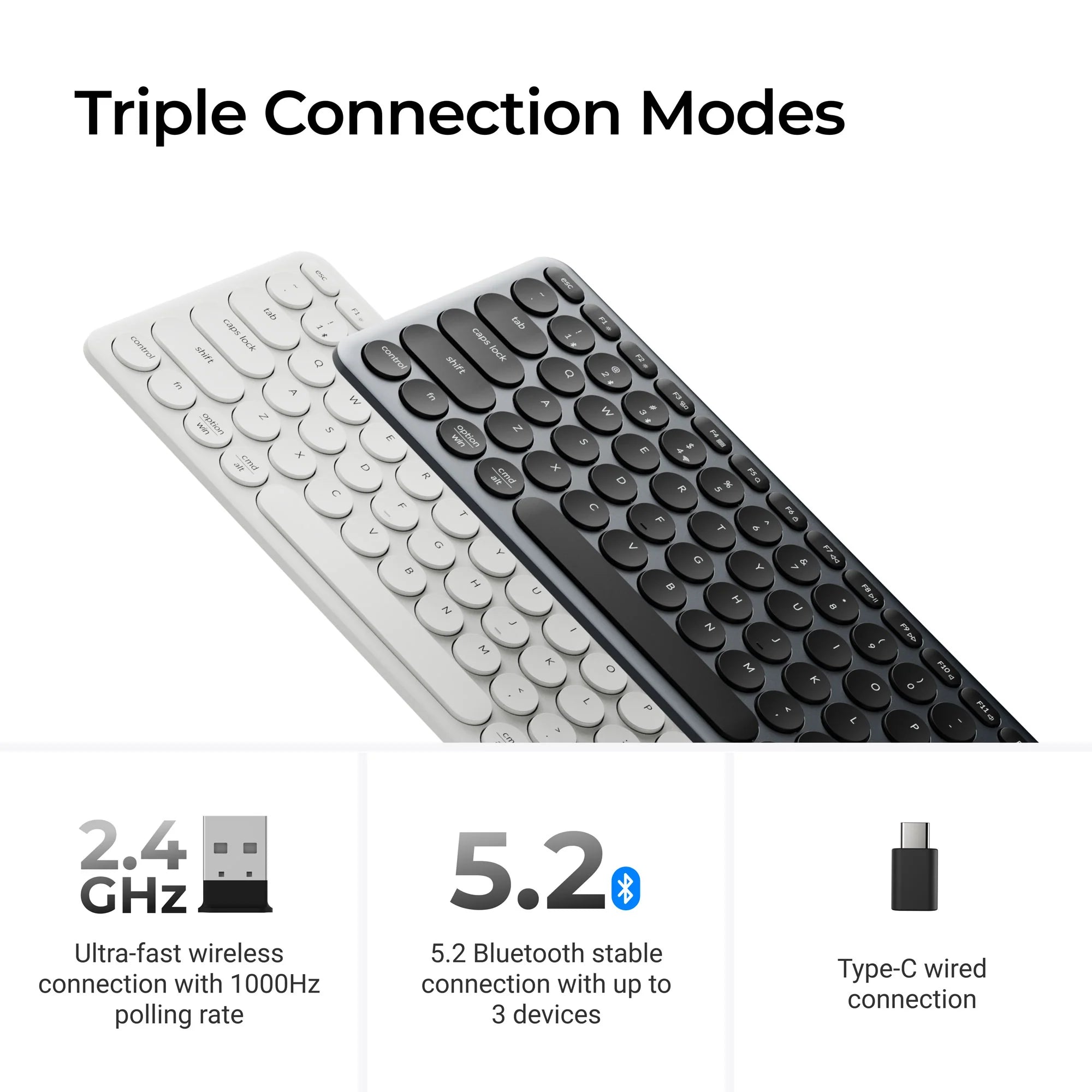 Keychron B4 Pro Ultra-Slim Wireless Keyboard - View 5