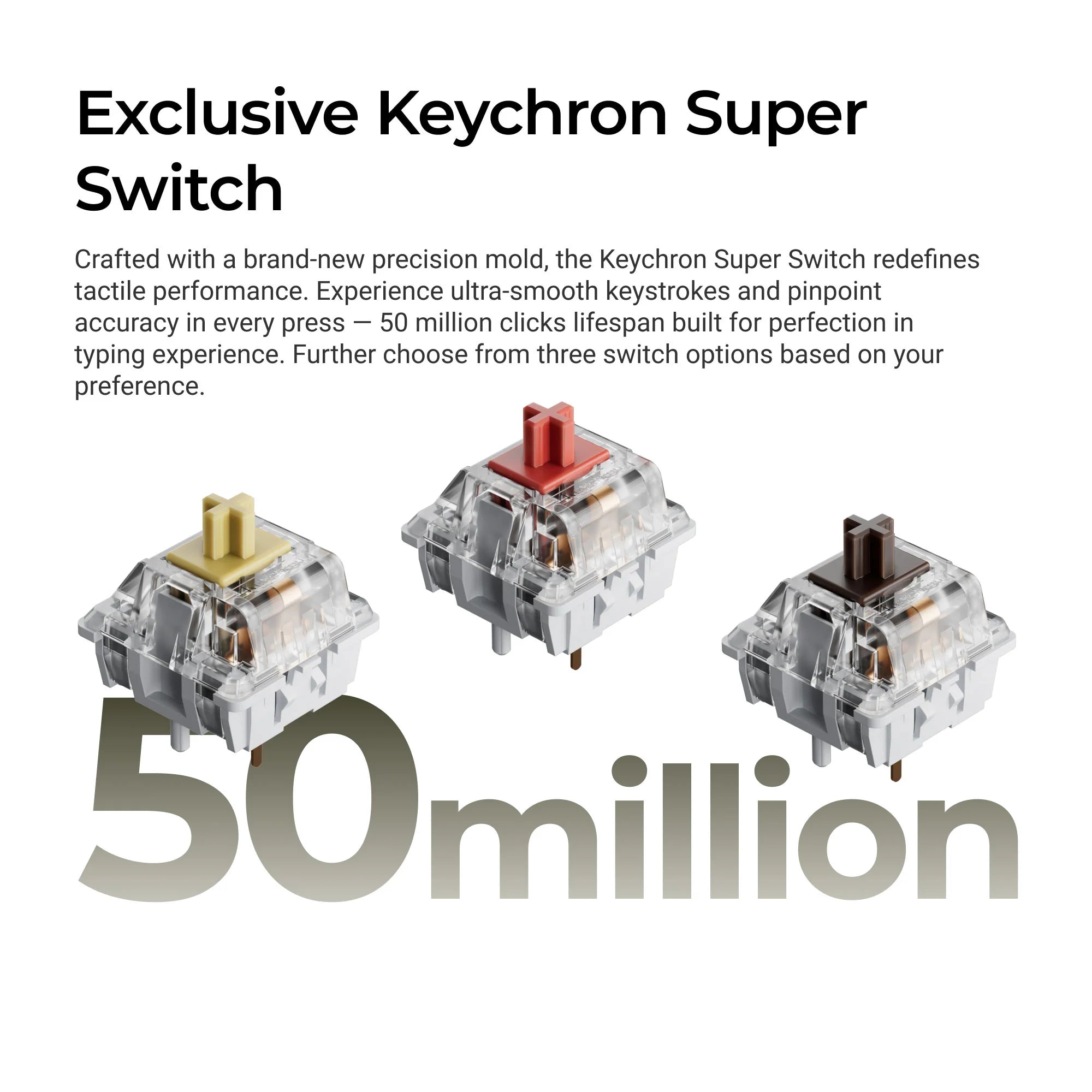 Keychron C1 Pro 8K QMK Wired Custom Mechanical Keyboard - View 3