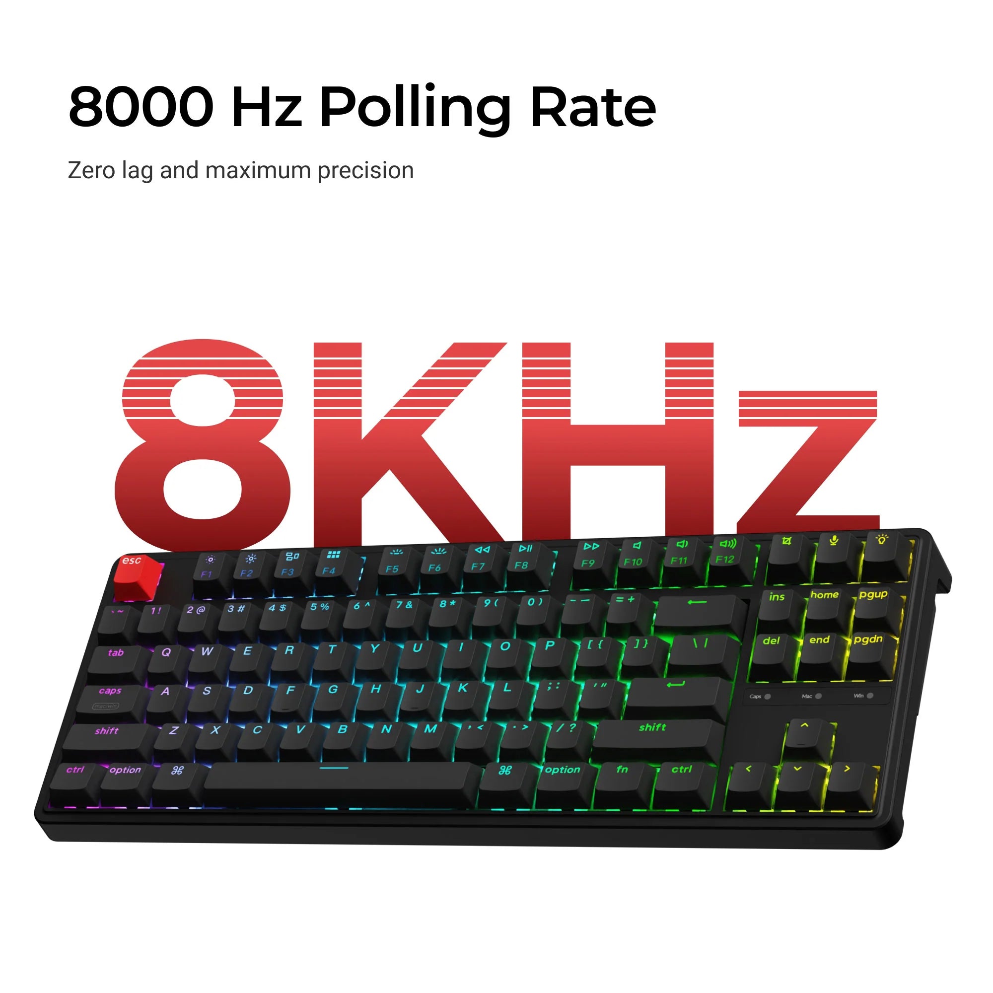 Keychron C3 Pro 8K QMK Wired Custom Mechanical Keyboard - View 2