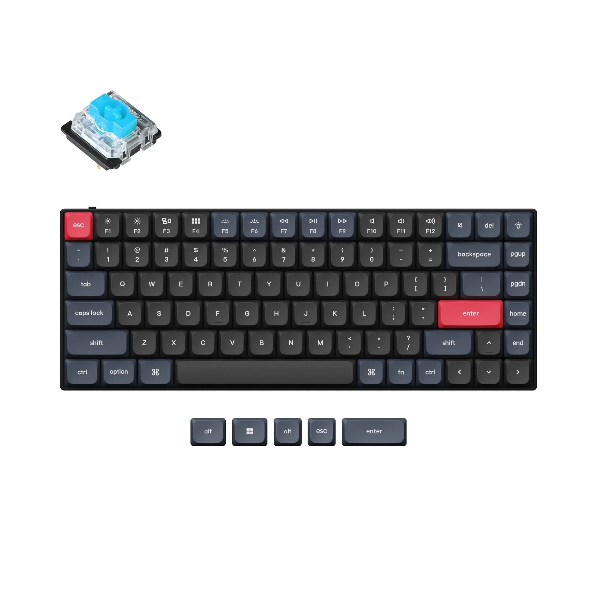 Keychron S1 QMK Custom Mechanical Keyboard - View 2