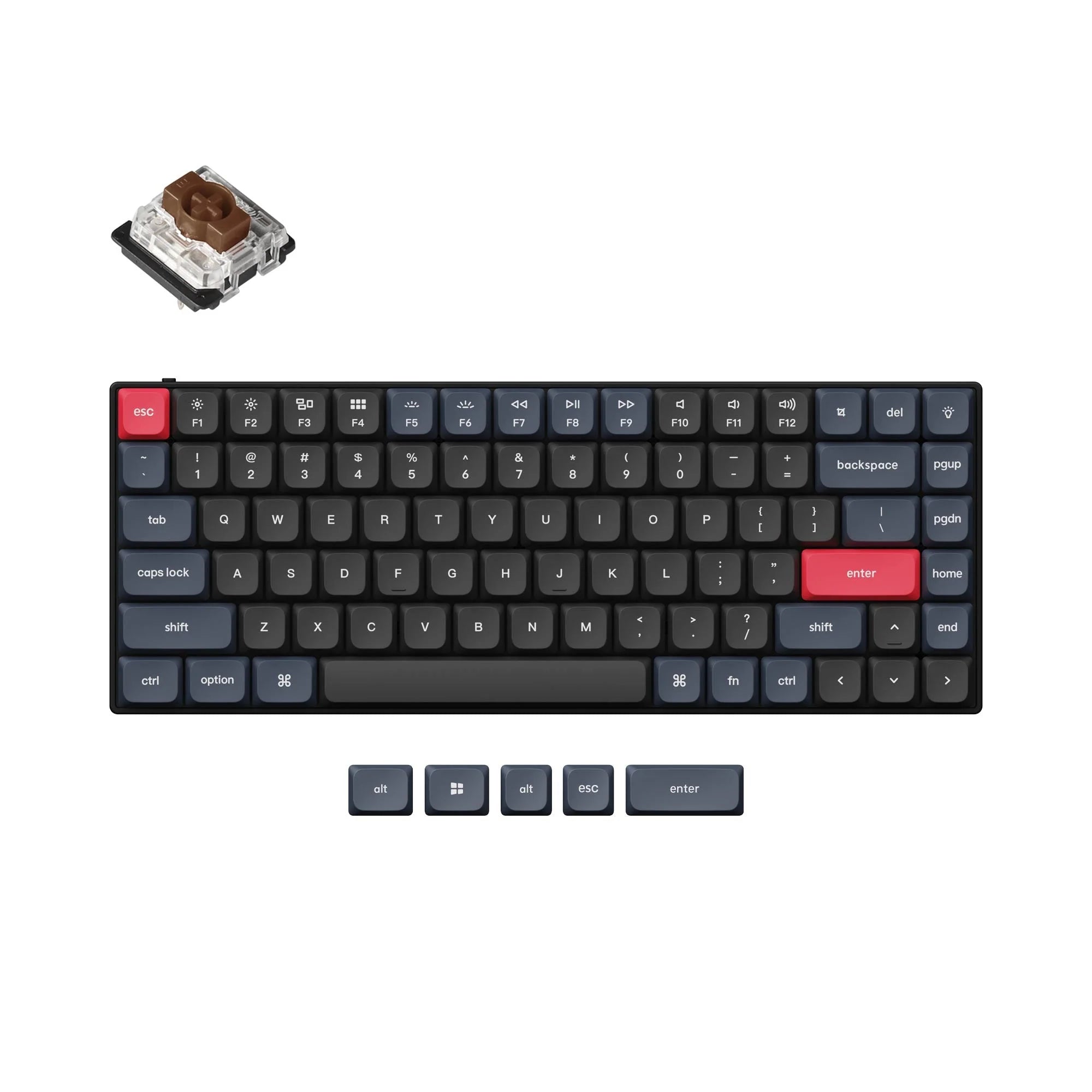 Keychron S1 QMK Custom Mechanical Keyboard - View 3