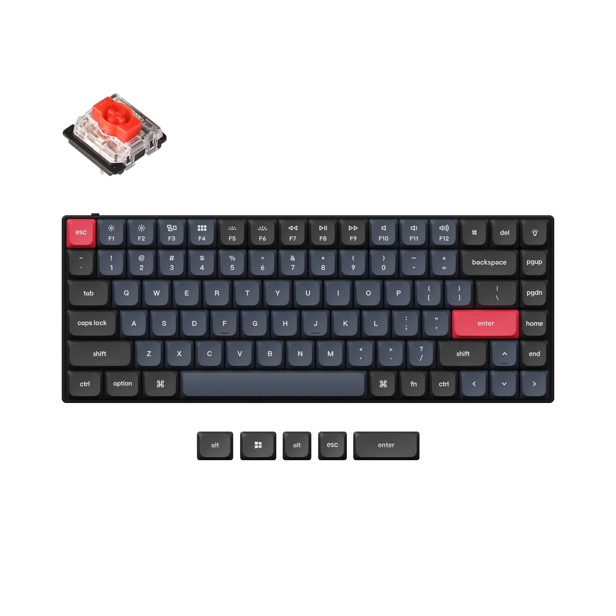 Keychron S1 QMK Custom Mechanical Keyboard - View 4