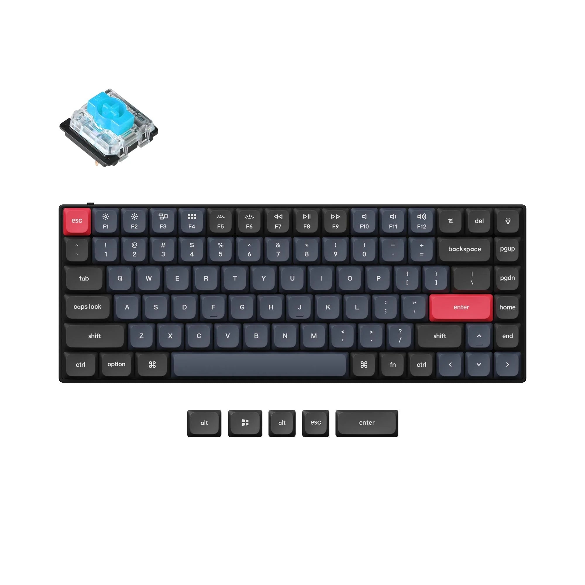 Keychron S1 QMK Custom Mechanical Keyboard - View 5