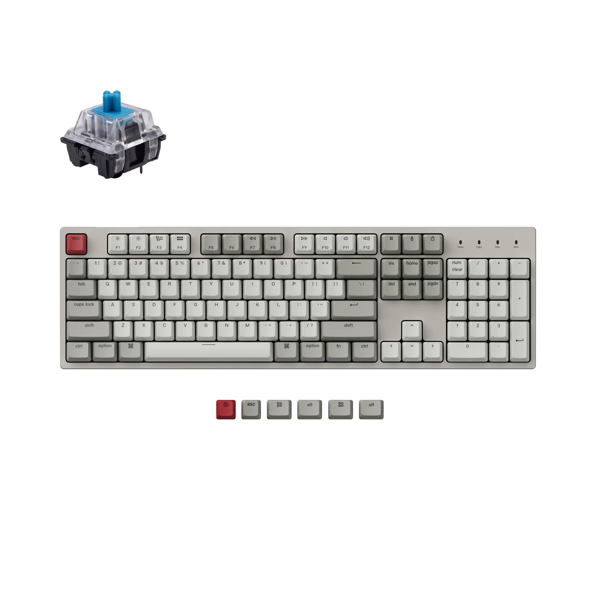 Keychron C2 Wired Mechanical Keyboard - View 2