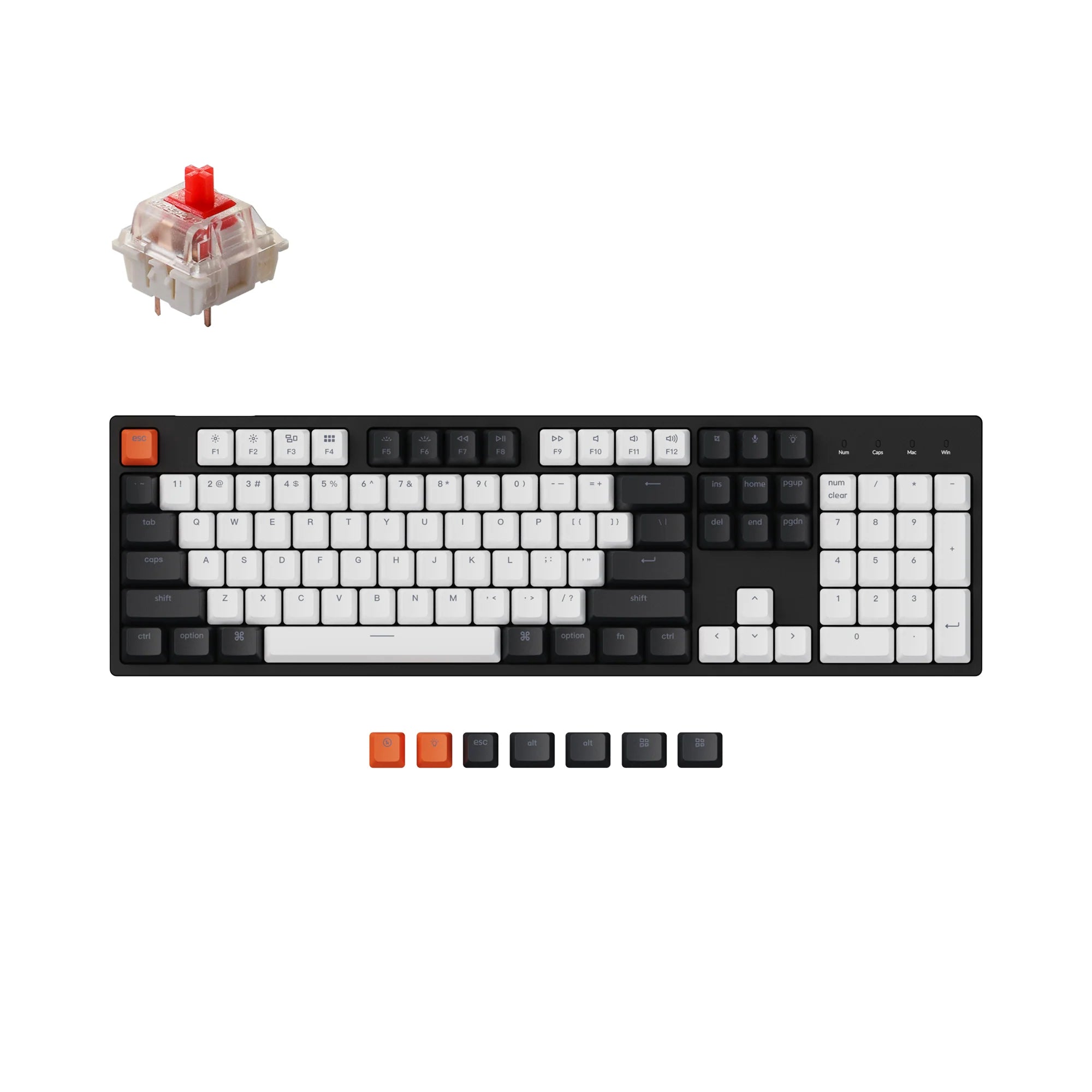 Keychron C2 Wired Mechanical Keyboard - View 4