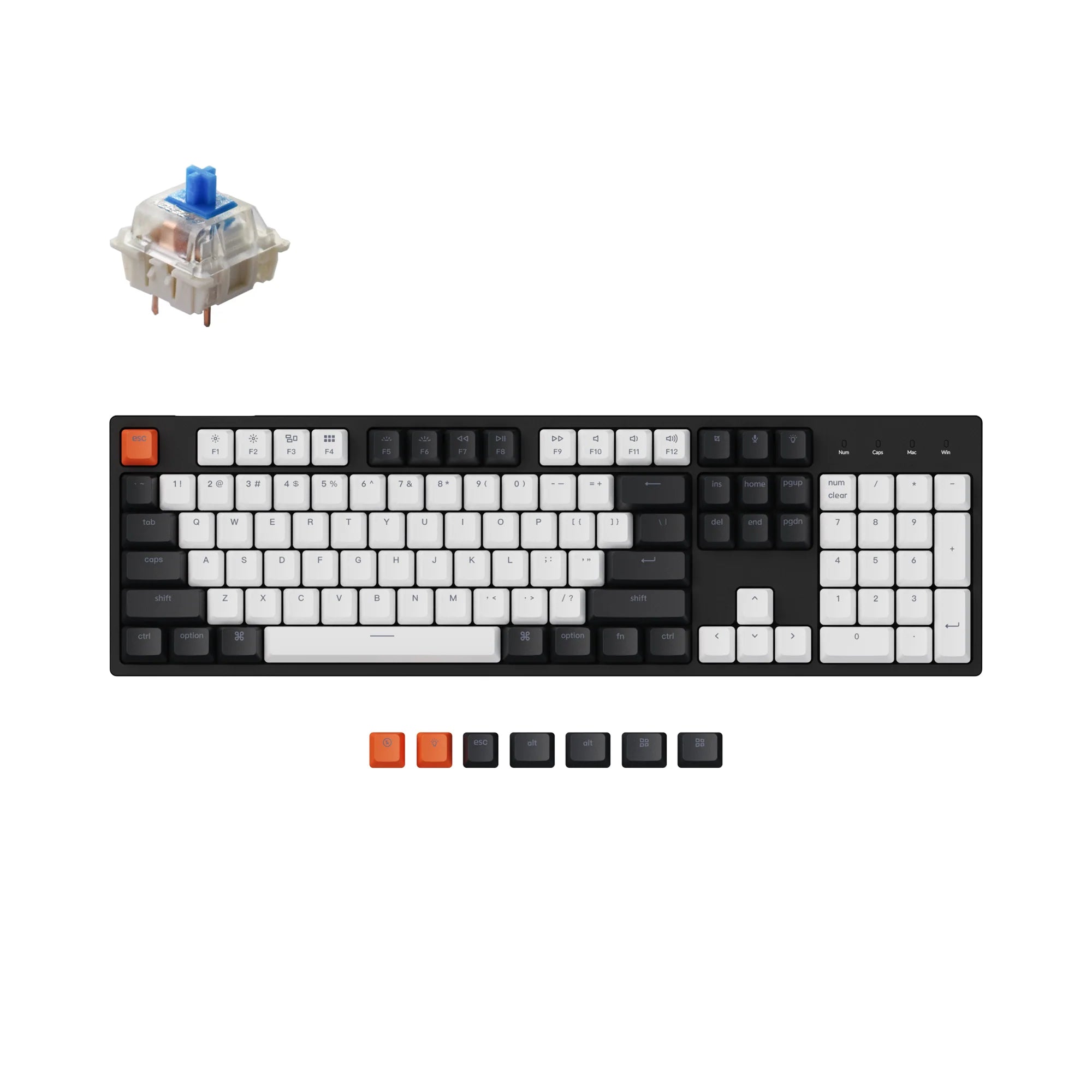Keychron C2 Wired Mechanical Keyboard - View 5
