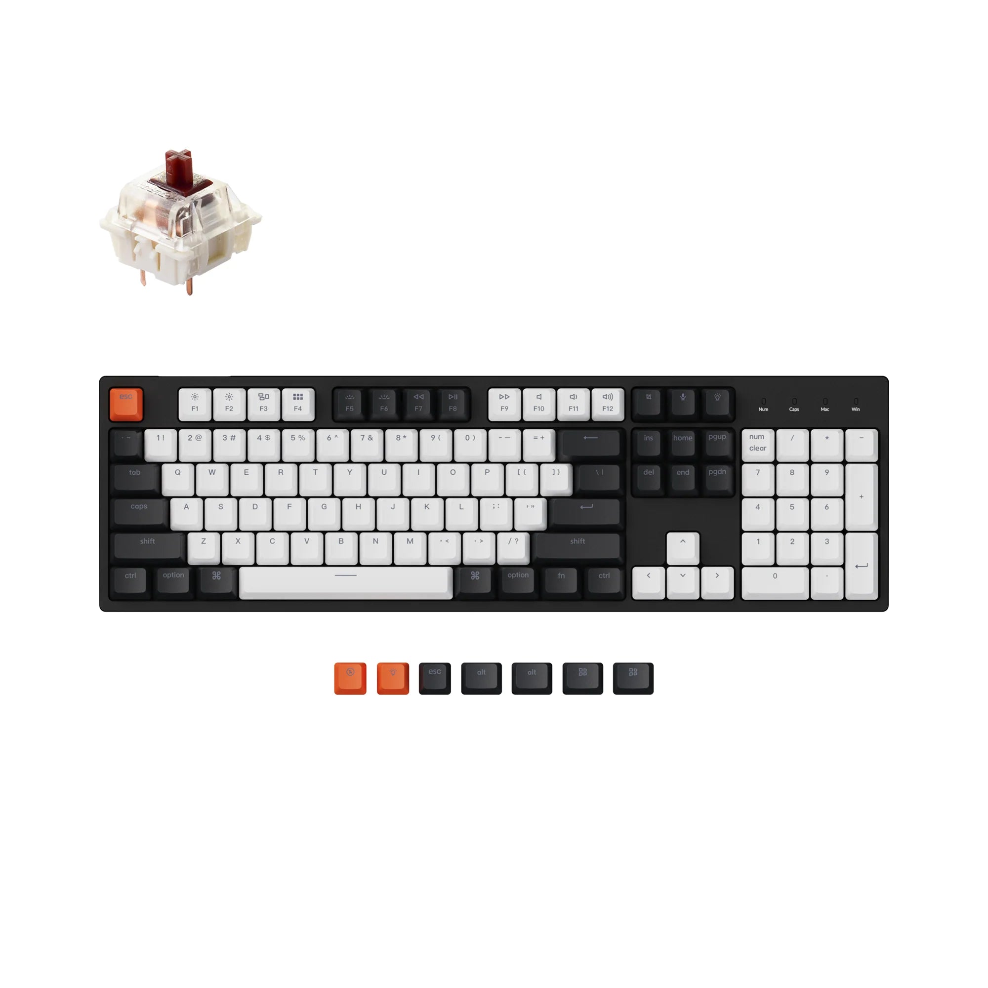 Keychron C2 Wired Mechanical Keyboard - View 6