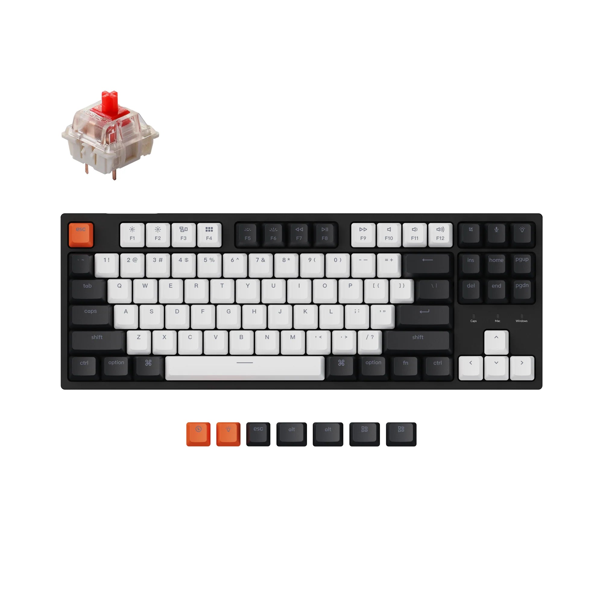Keychron C1 Wired Mechanical Keyboard - View 4