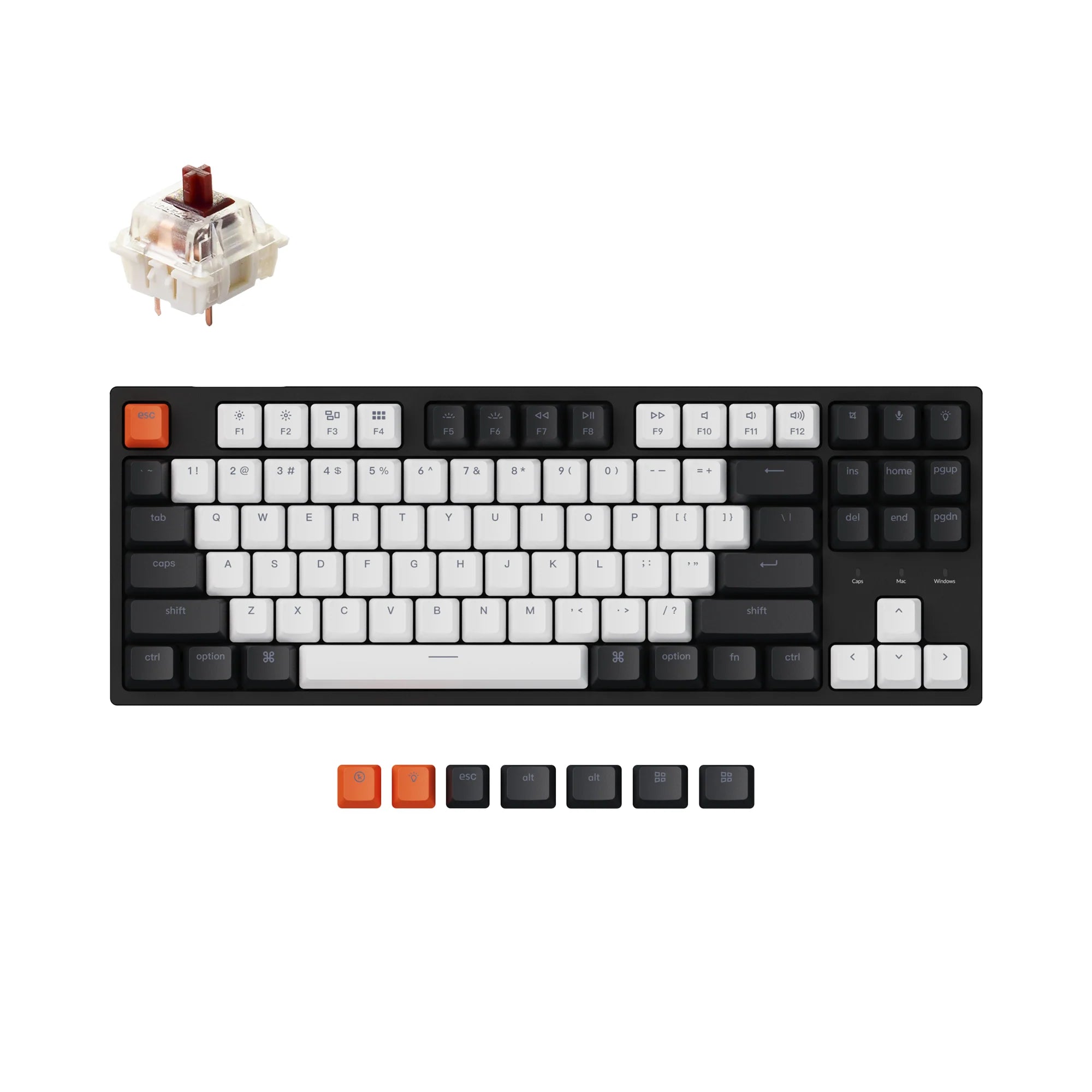Keychron C1 Wired Mechanical Keyboard - View 6