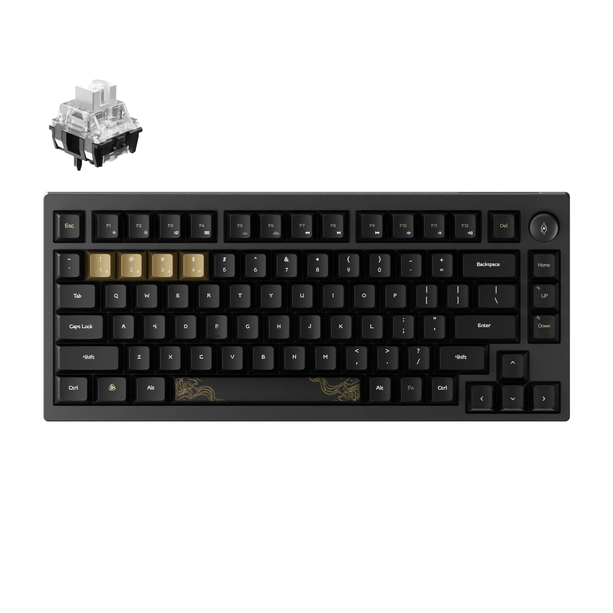 Black Myth Wukong Wireless Mechanical Keyboard - View 3