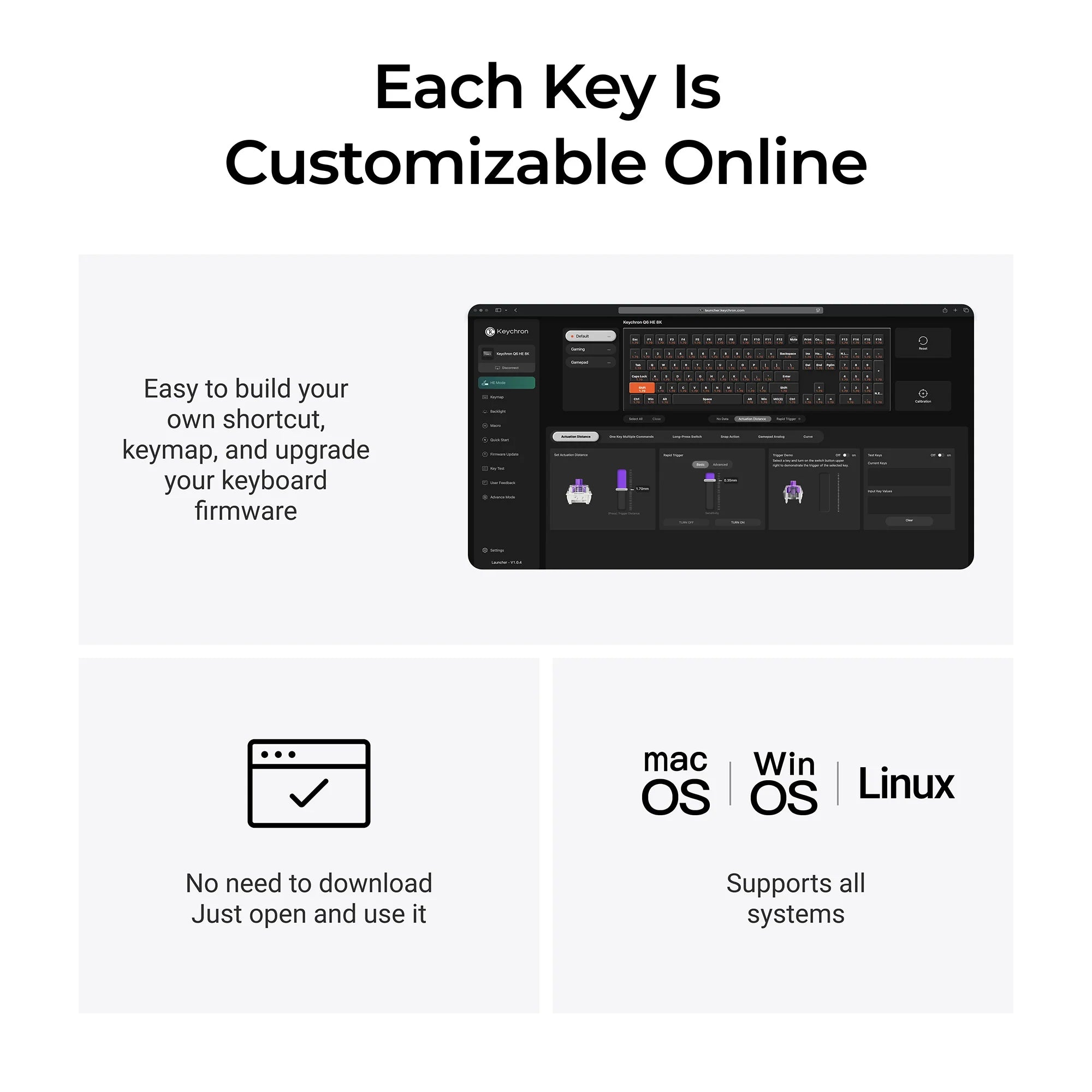 Keychron Q6 HE 8K Magnetic Switch Keyboard - View 6