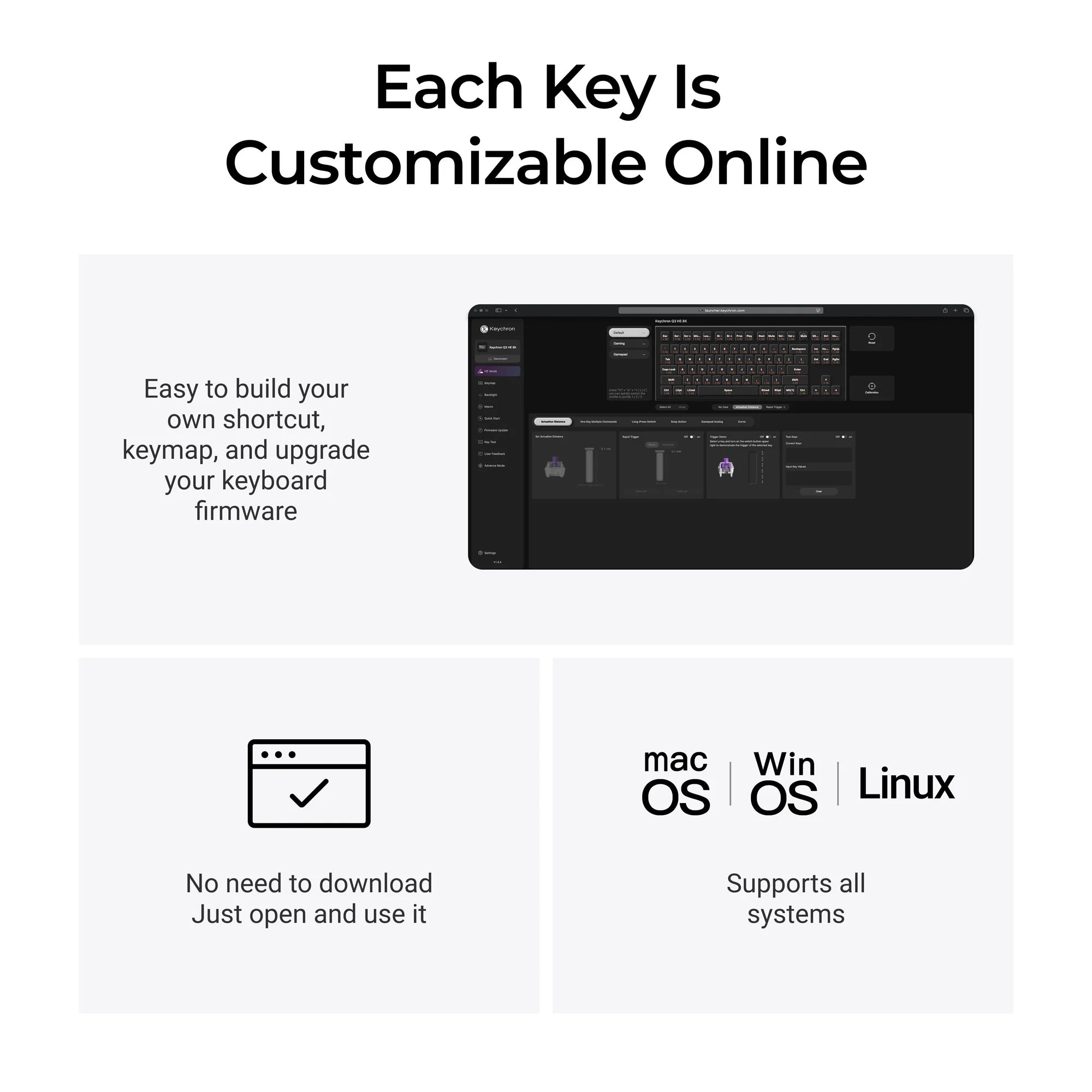 Keychron Q3 HE 8K Magnetic Switch Keyboard - View 6