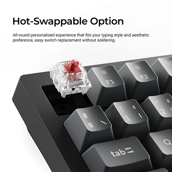 Keychron K4 Max QMK Wireless Mechanical Keyboard ISO Layout Collection - View 6