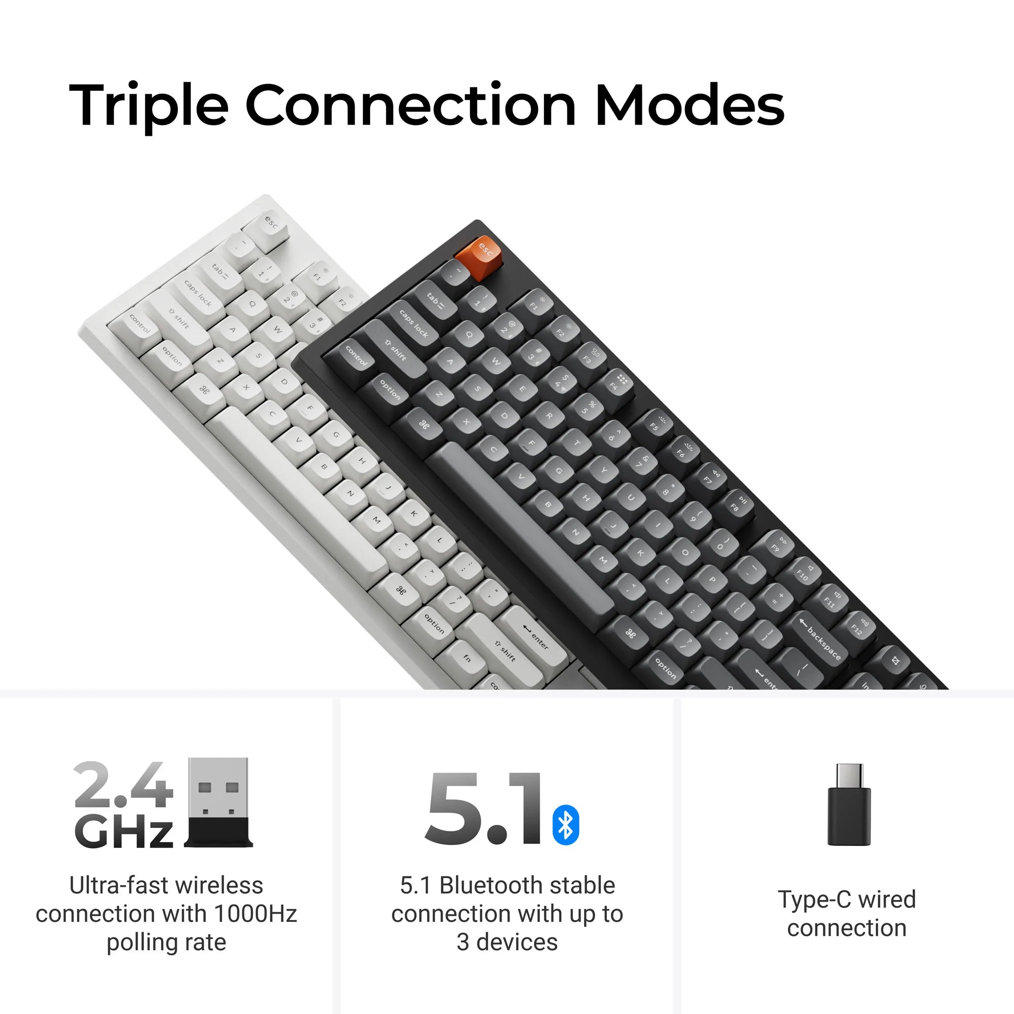 Keychron K10 Max QMK Wireless Mechanical Keyboard - View 4