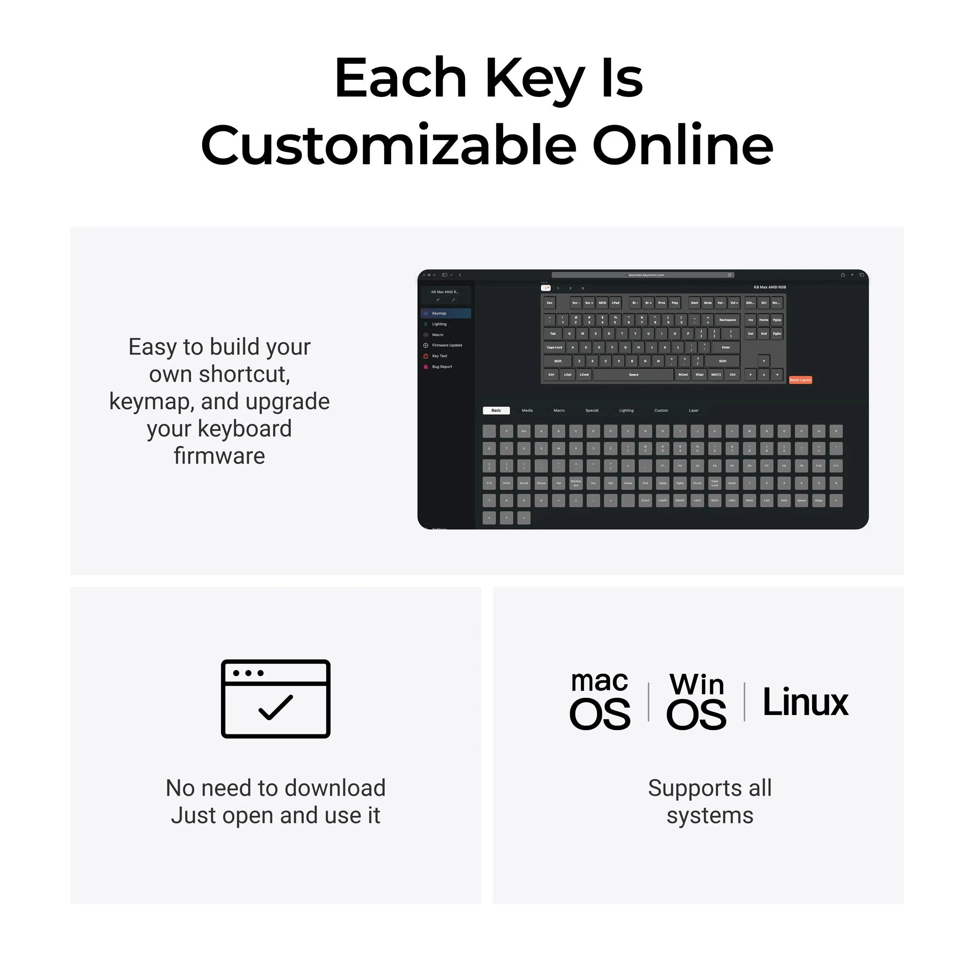 Keychron K8 Max QMK Wireless Mechanical Keyboard - View 6