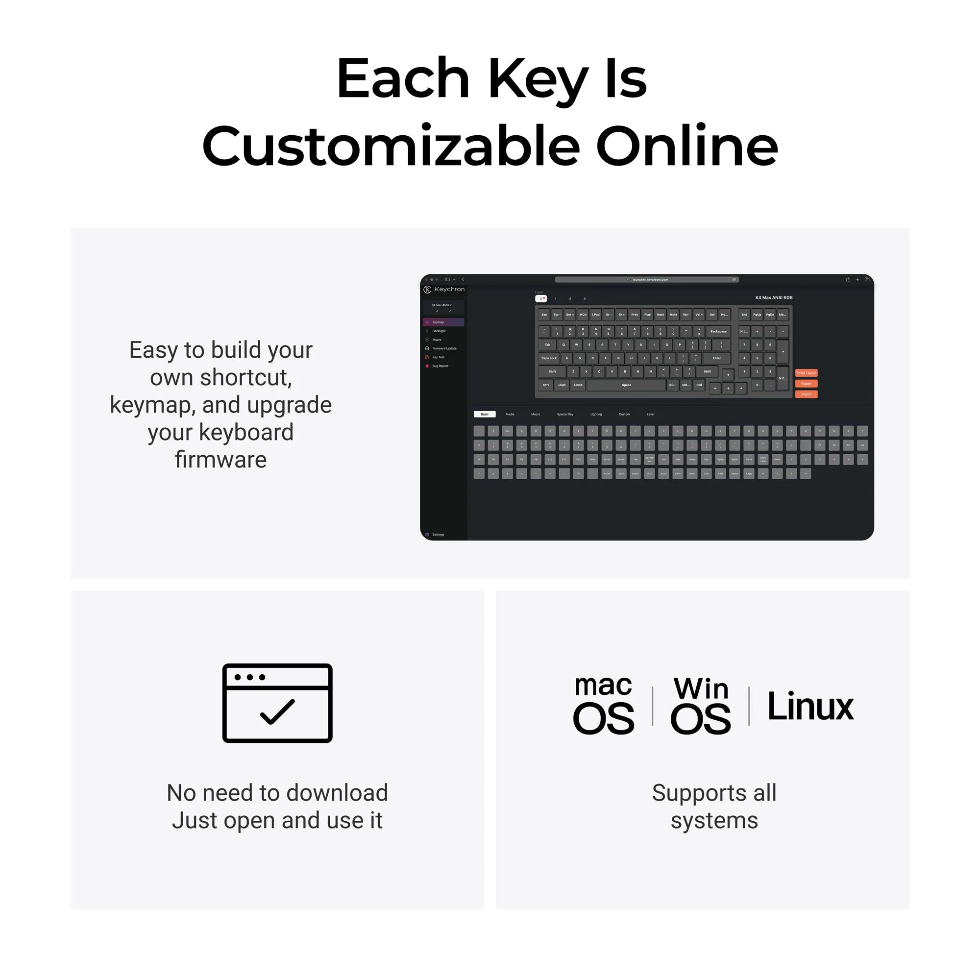 Keychron K4 Max QMK Wireless Mechanical Keyboard - View 6
