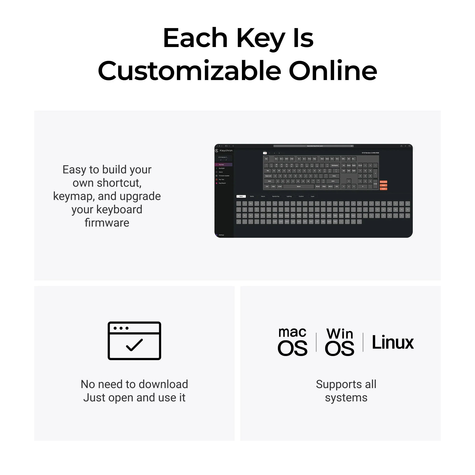 Keychron K10 QMK Wireless Mechanical Keyboard (Version 2) - View 6