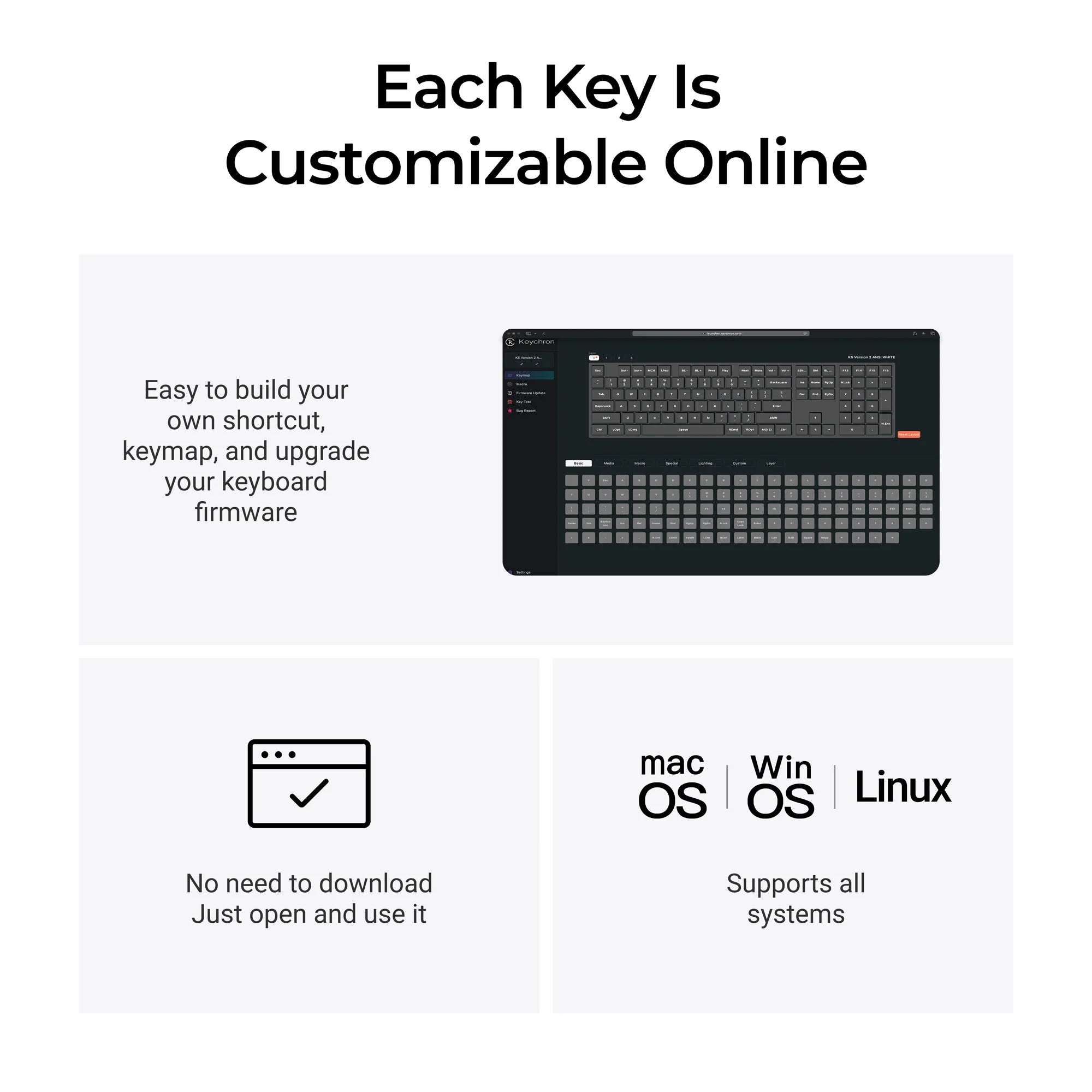Keychron K5 QMK Wireless Mechanical Keyboard (Version 2) - View 6