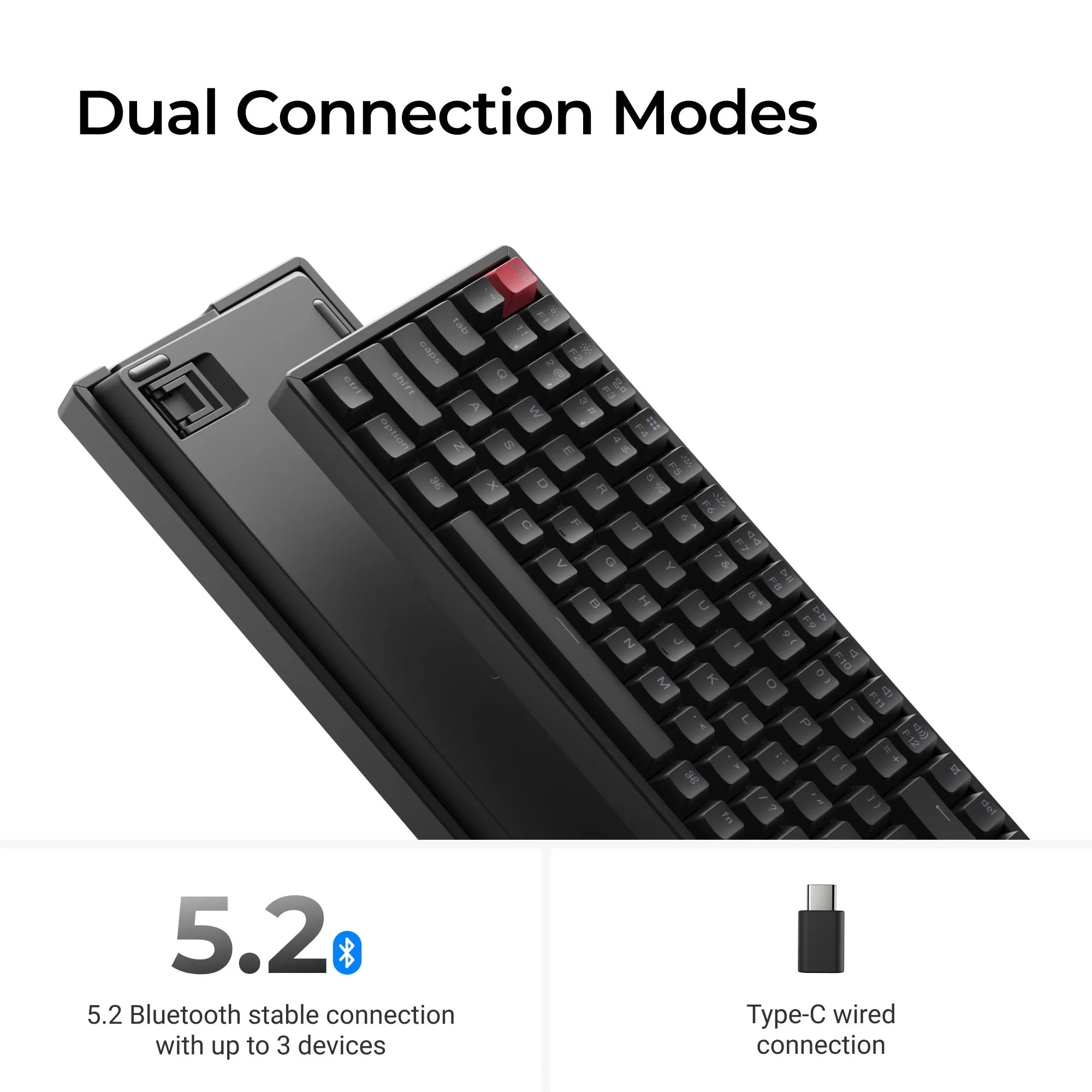 Keychron K4 QMK Wireless Mechanical Keyboard (Version 3) - View 3